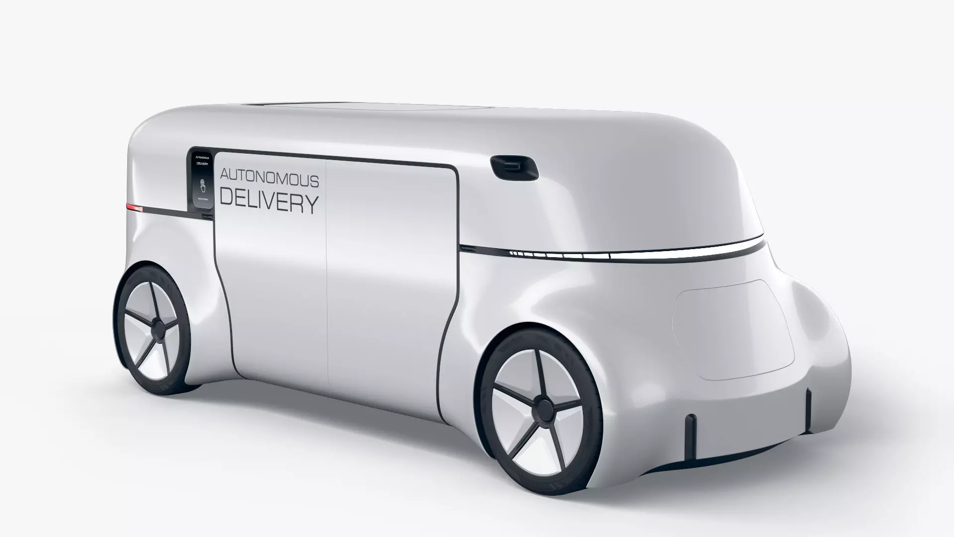 Autonomous Commercial Delivery Drone 3D model_0