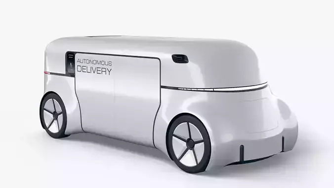 Autonomous Commercial Delivery Drone 3D model