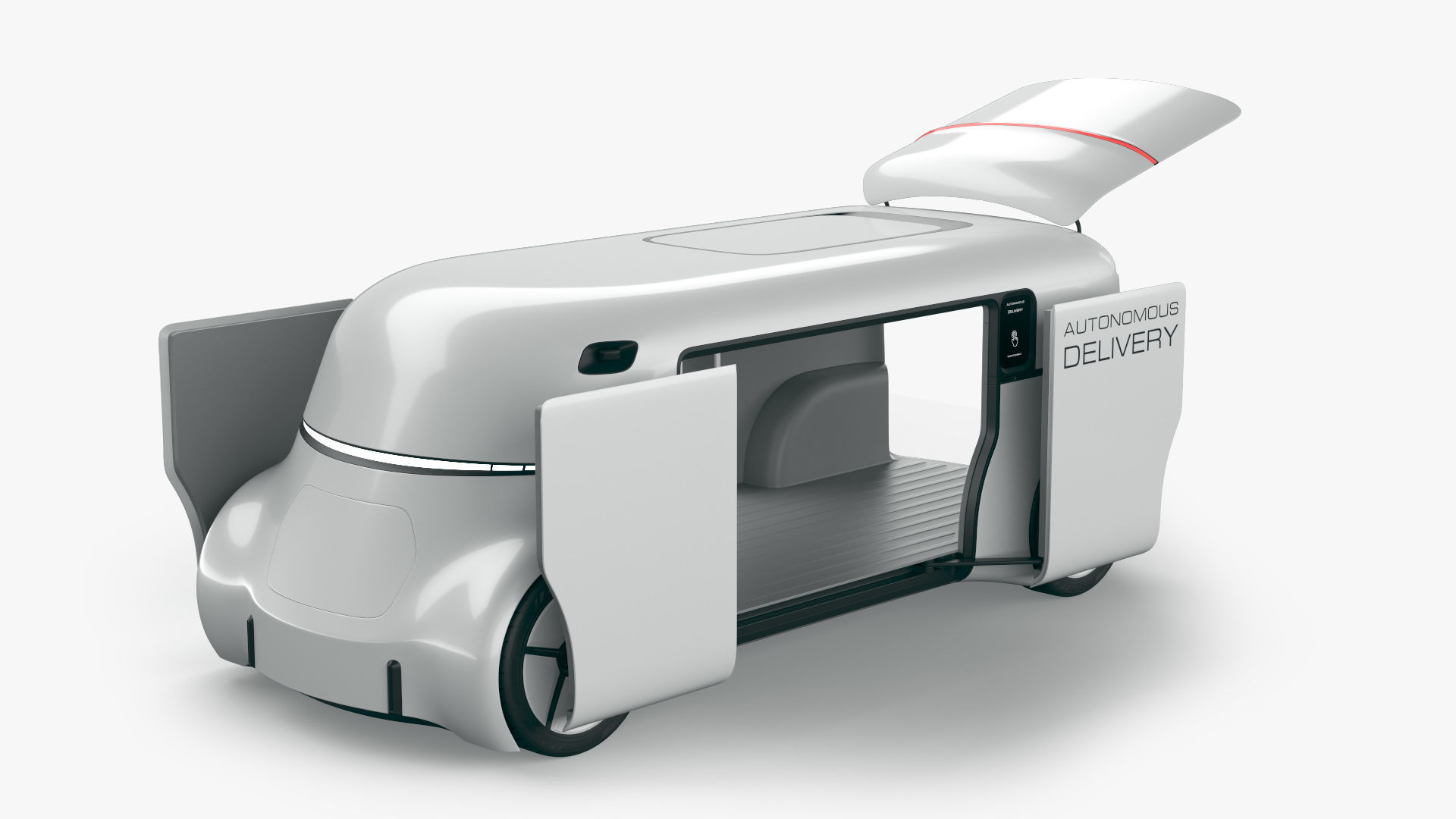 Autonomous Commercial Delivery Drone 3D model_11