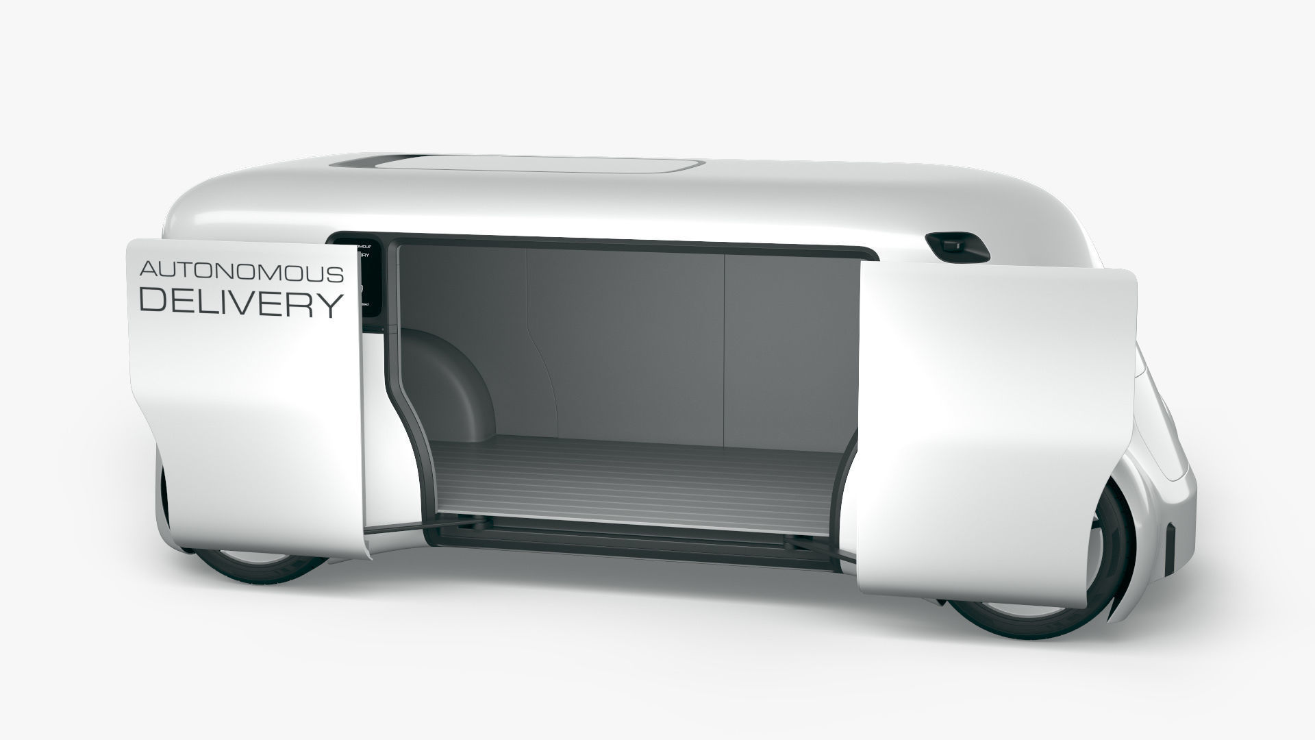 Autonomous Commercial Delivery Drone 3D model_9