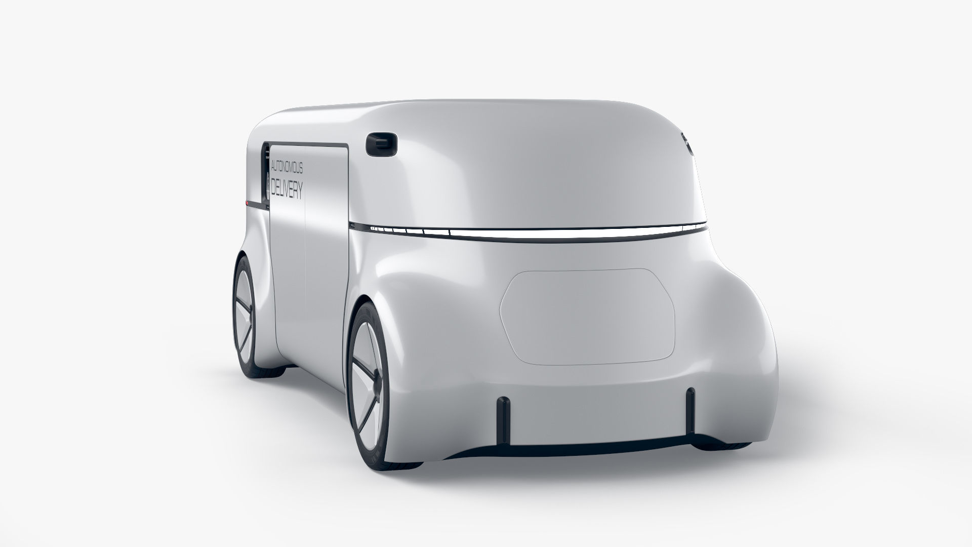 Autonomous Commercial Delivery Drone 3D model_4