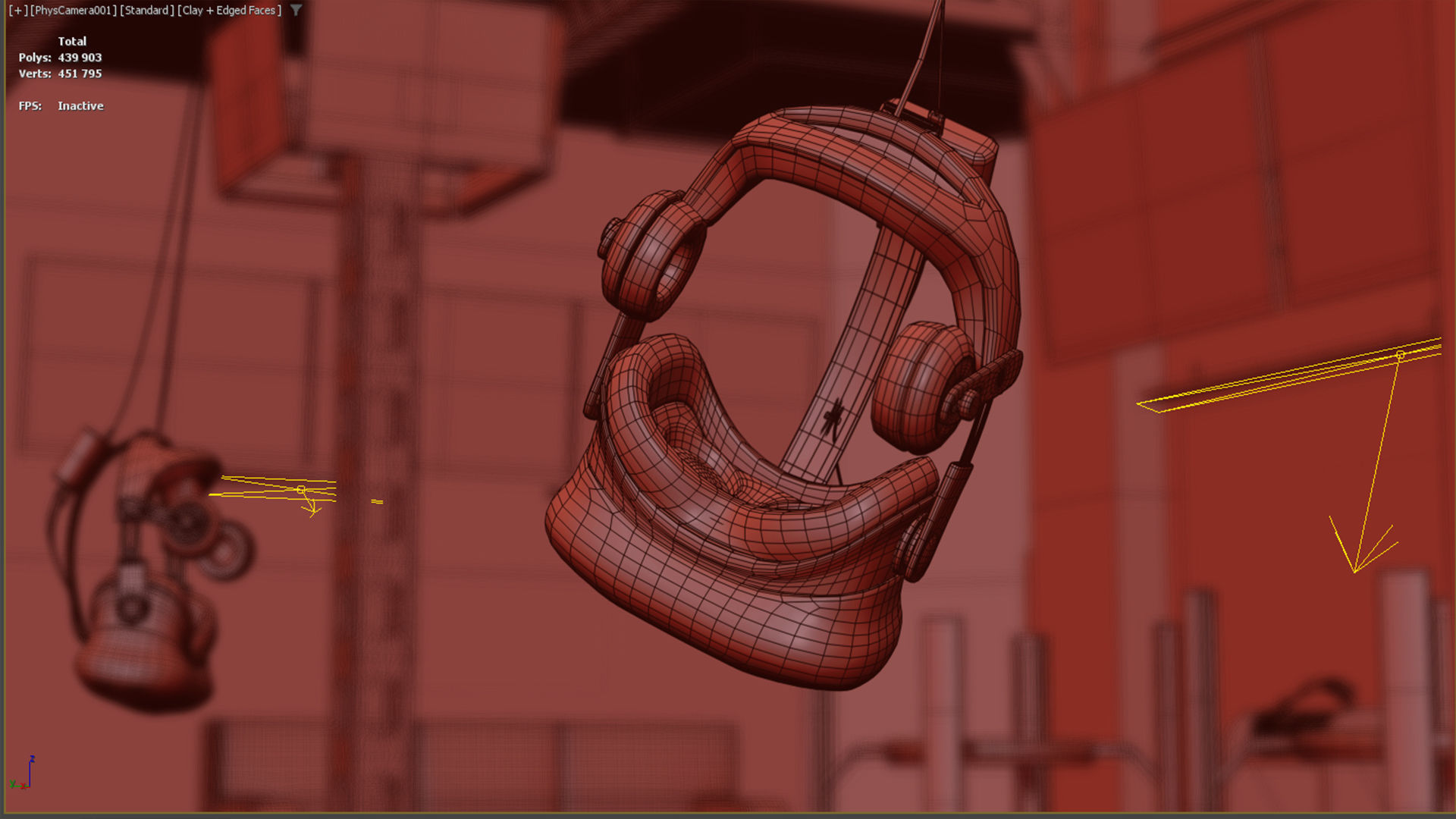 VR Park attraction interior 3ds max vray corona Scene Low-poly 3D model_12