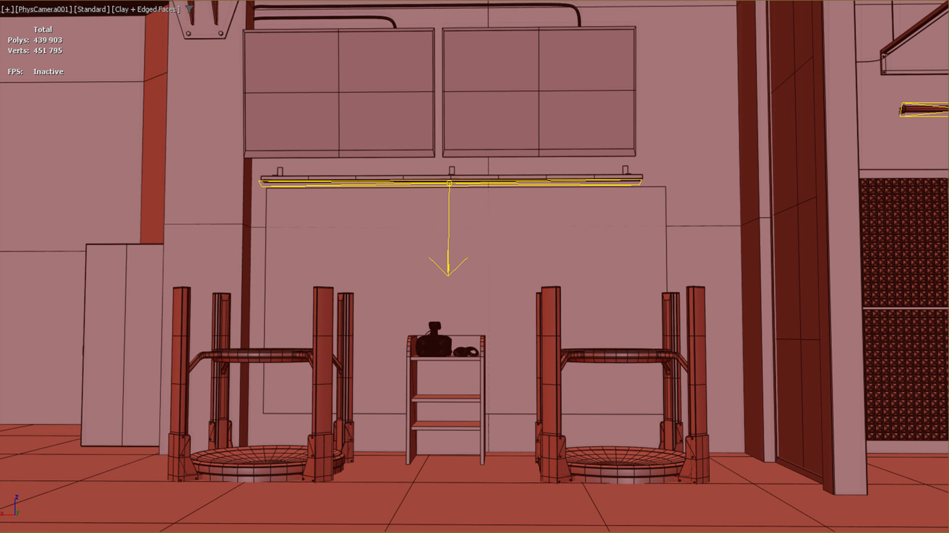 VR Park attraction interior 3ds max vray corona Scene Low-poly 3D model_13