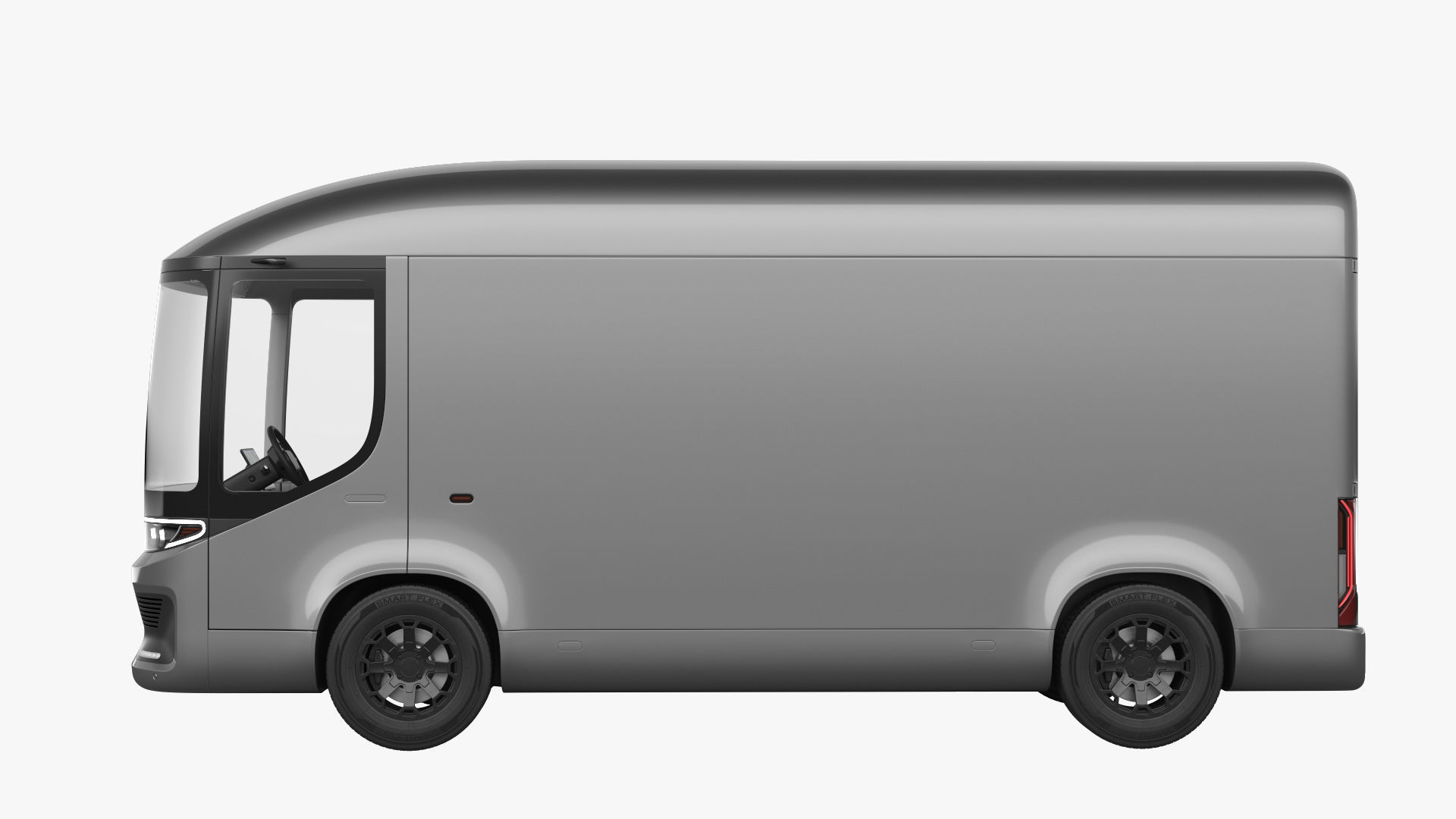 Electric Truck 3D model_2