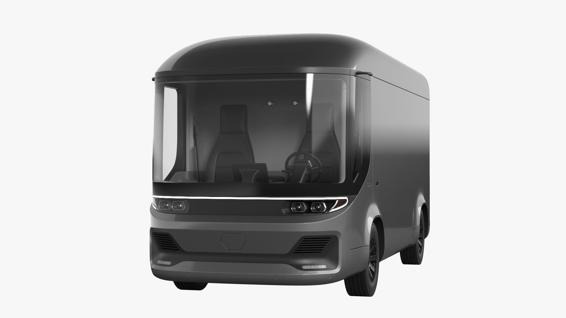 Electric Truck 3D model_1