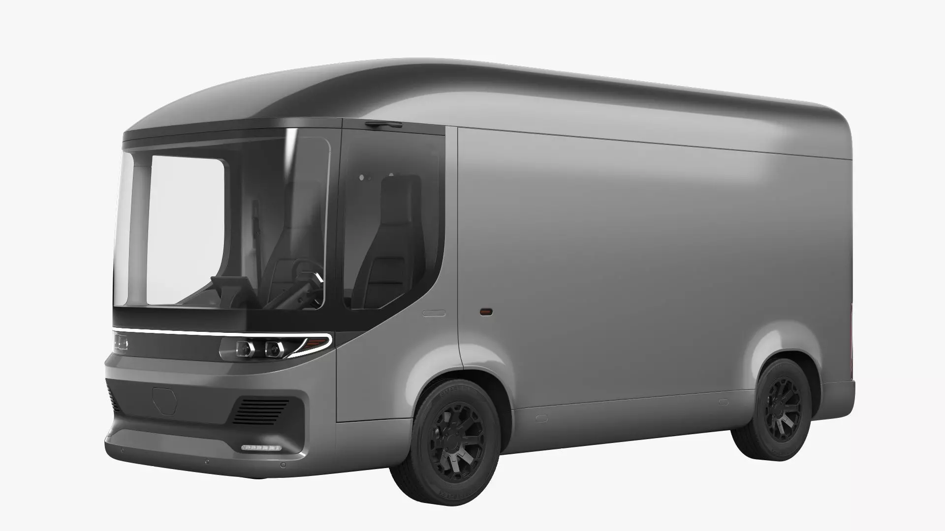 Electric Truck 3D model_0