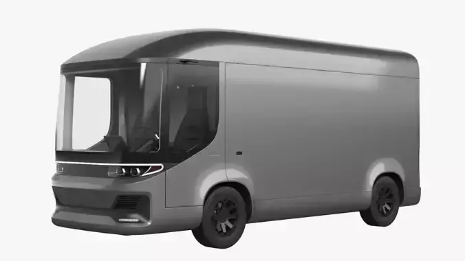 Electric Truck 3D model Electric Truck 3D model