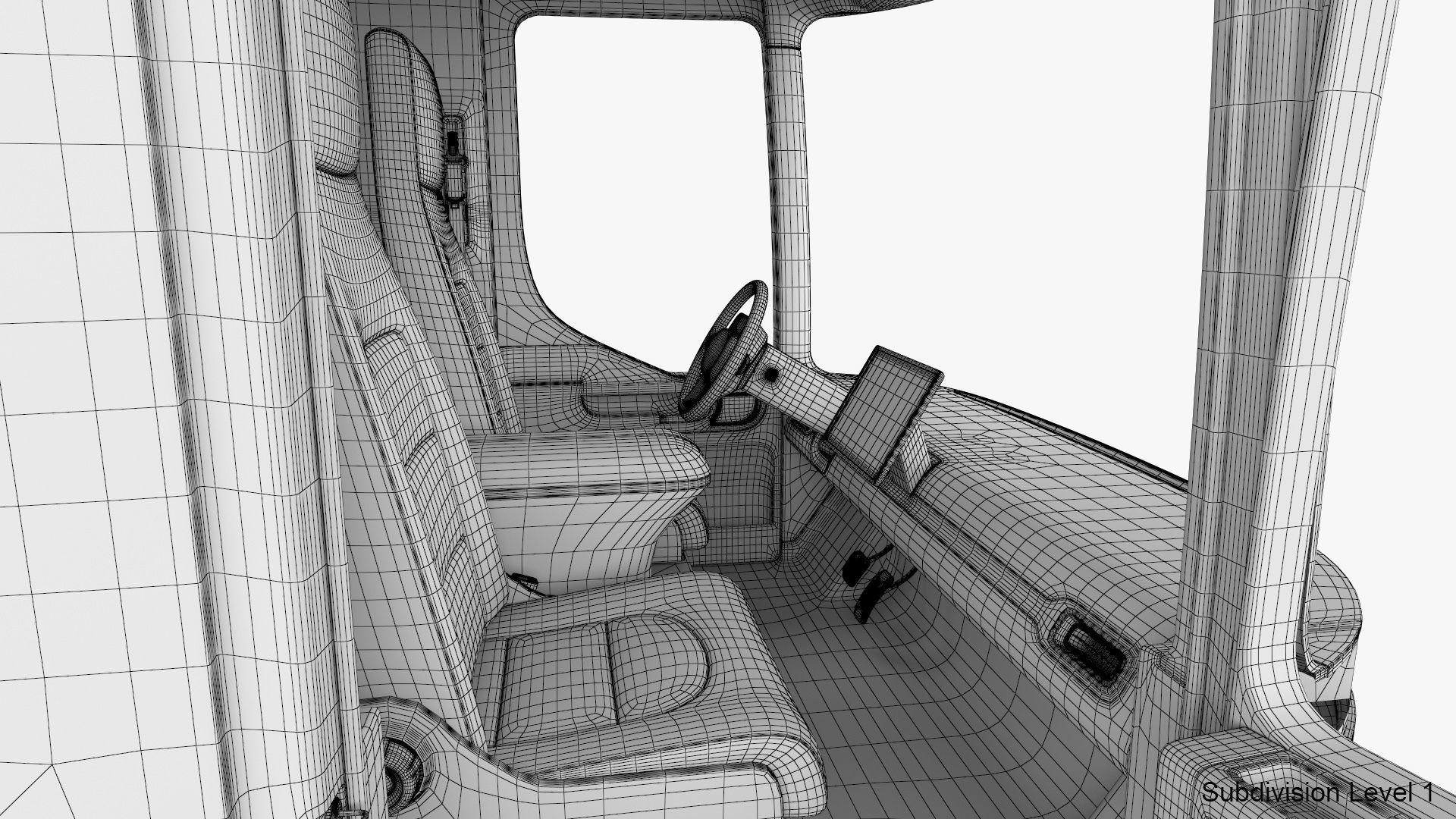 Electric Truck 3D model_28