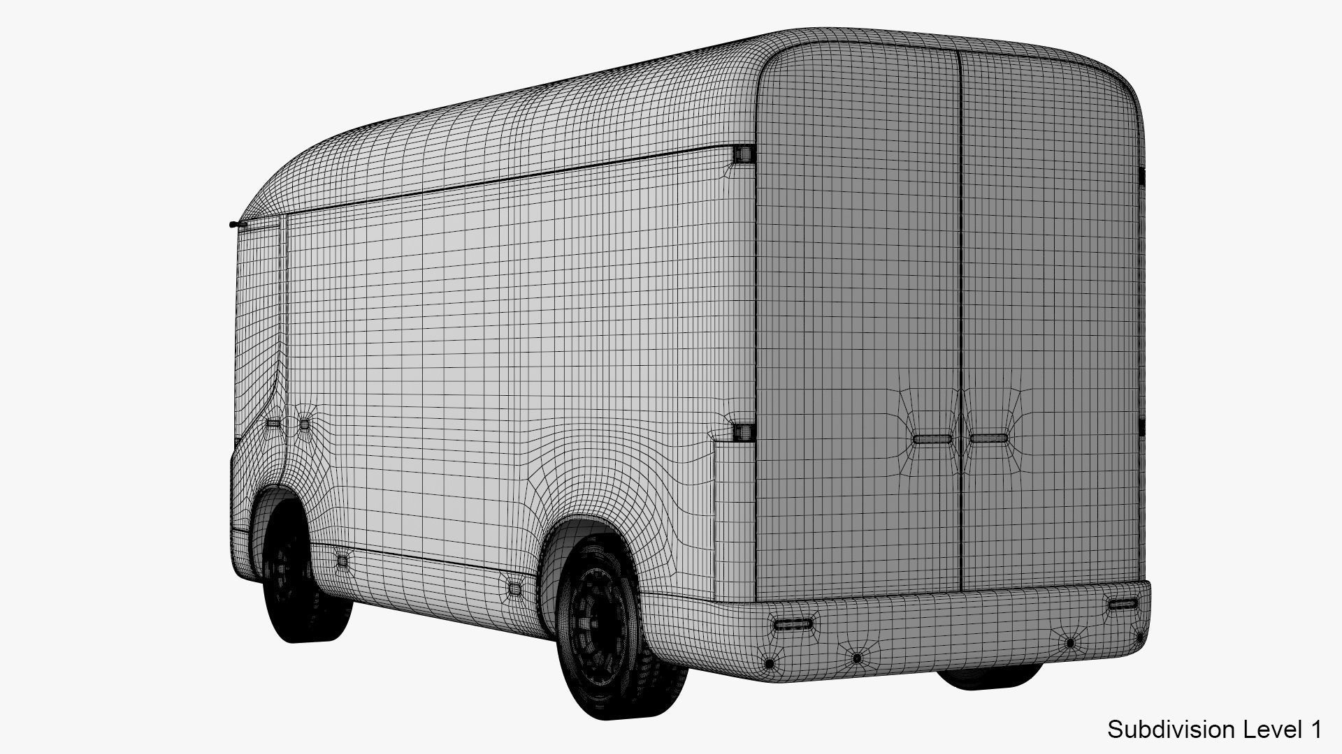 Electric Truck 3D model_24