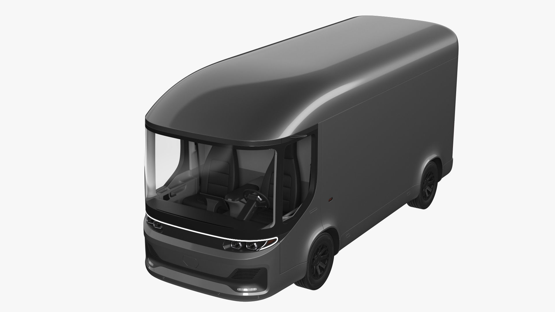 Electric Truck 3D model_4