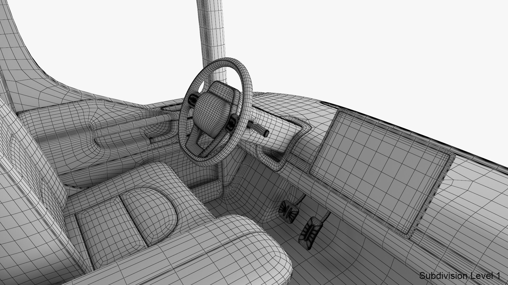 Electric Truck 3D model_30