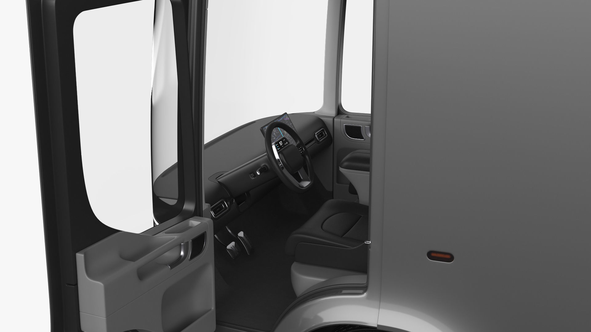 Electric Truck 3D model_11