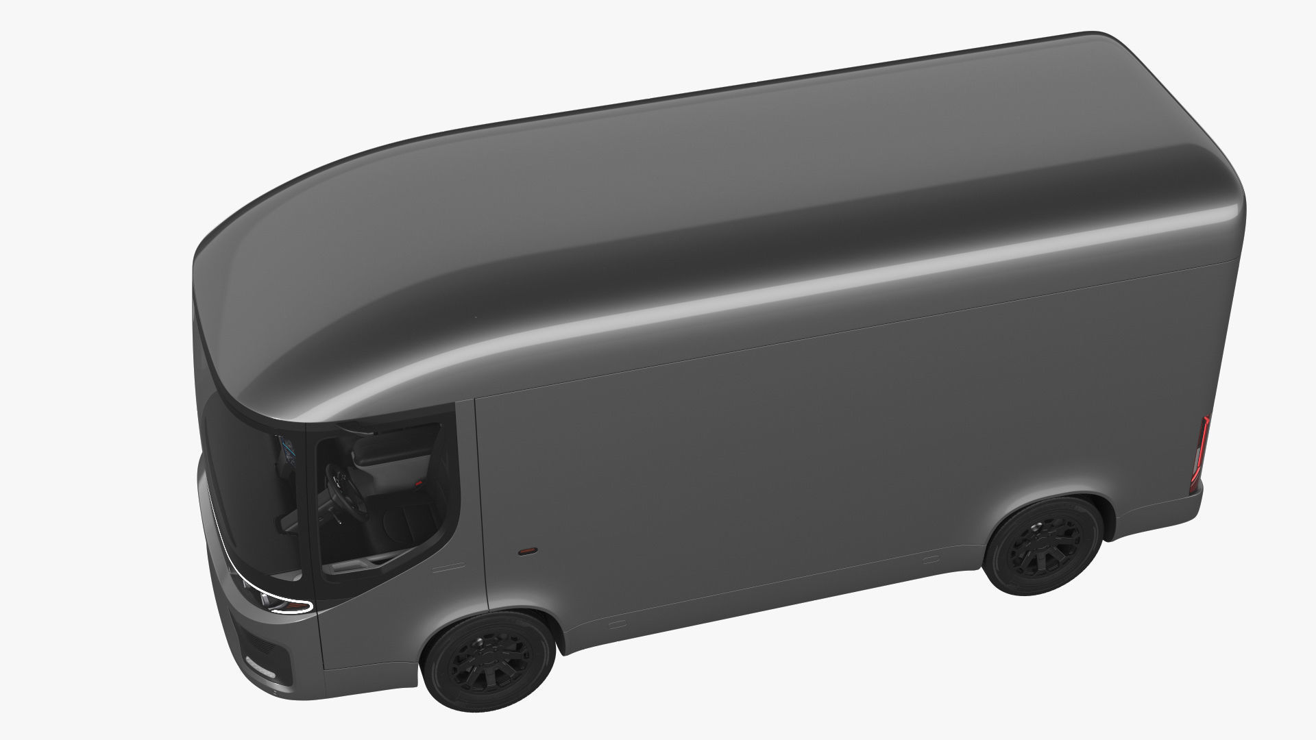 Electric Truck 3D model_5