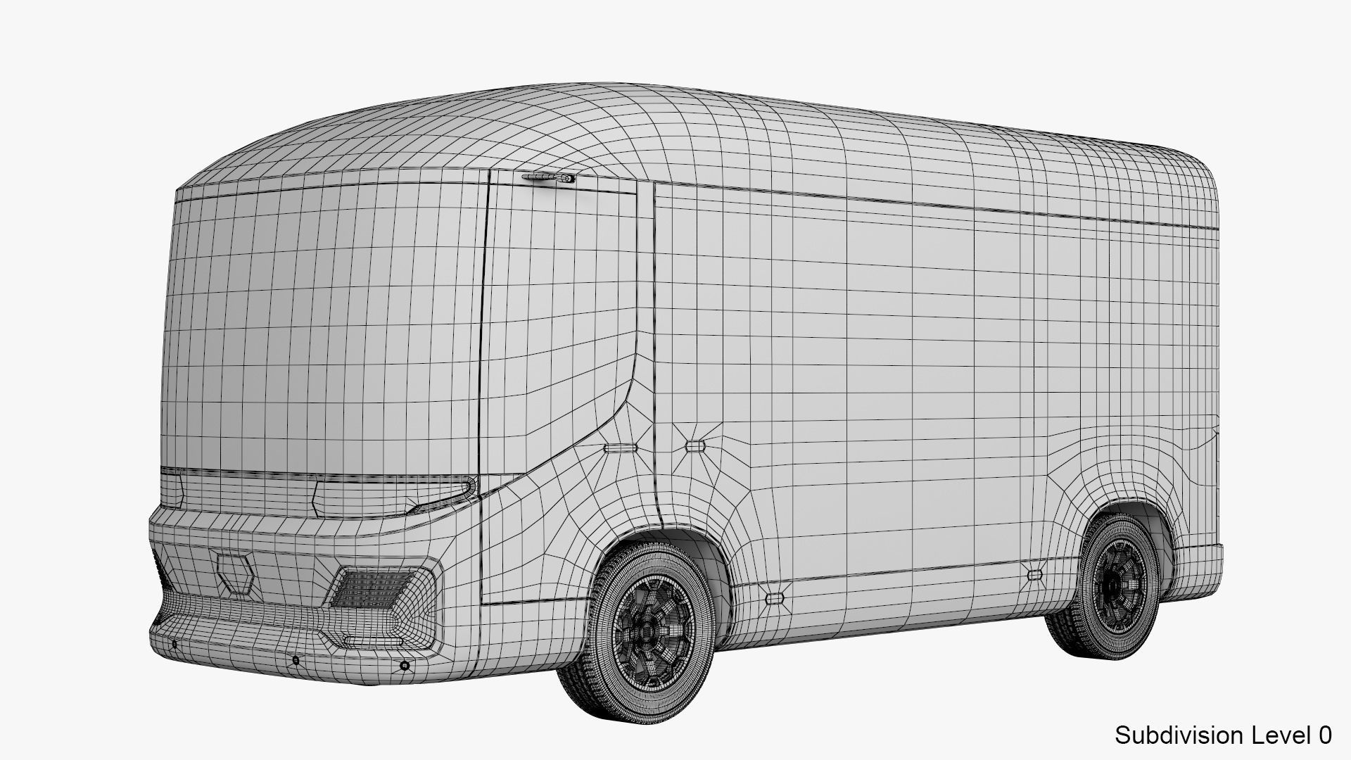 Electric Truck 3D model_21