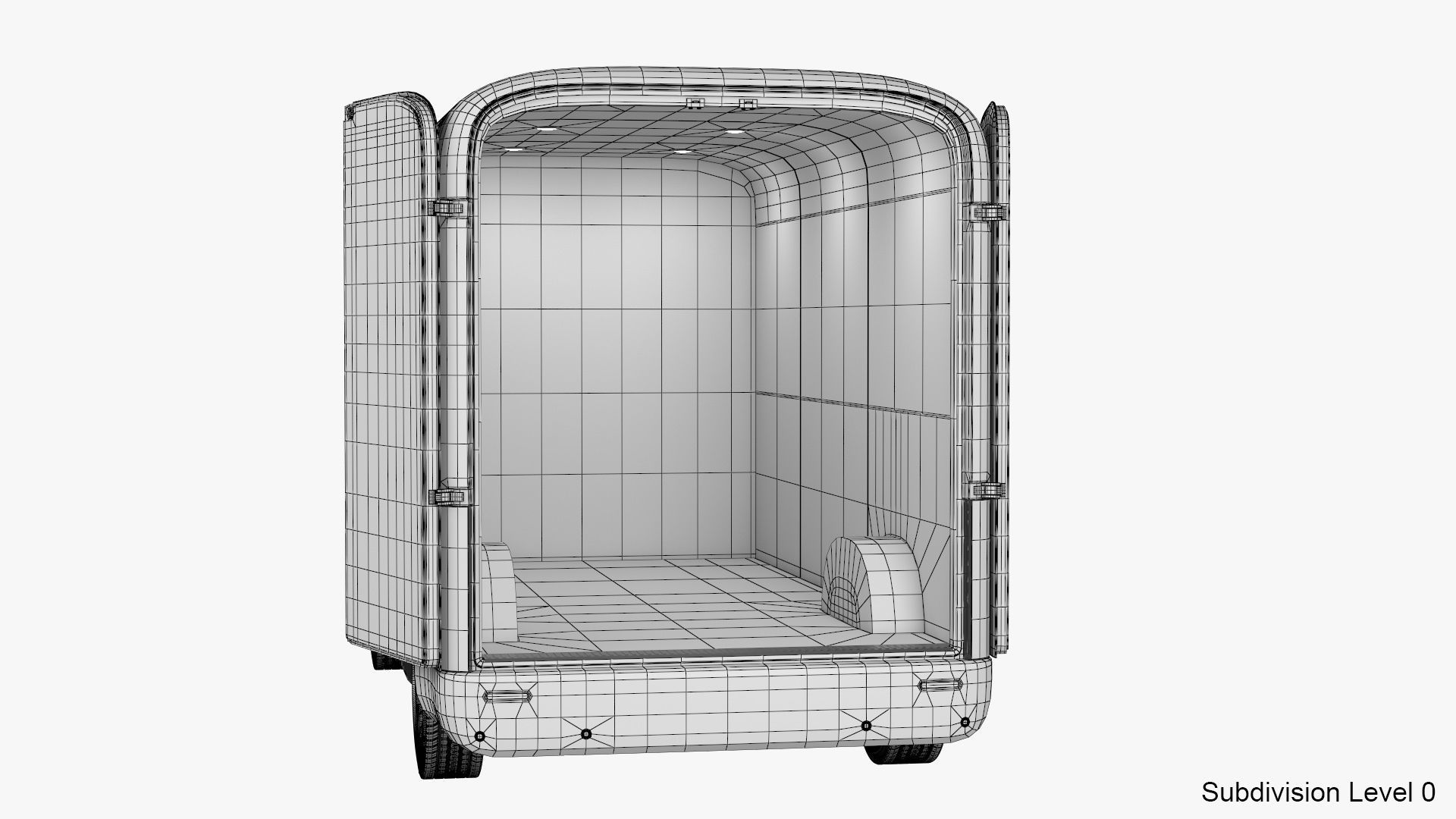 Electric Truck 3D model_25