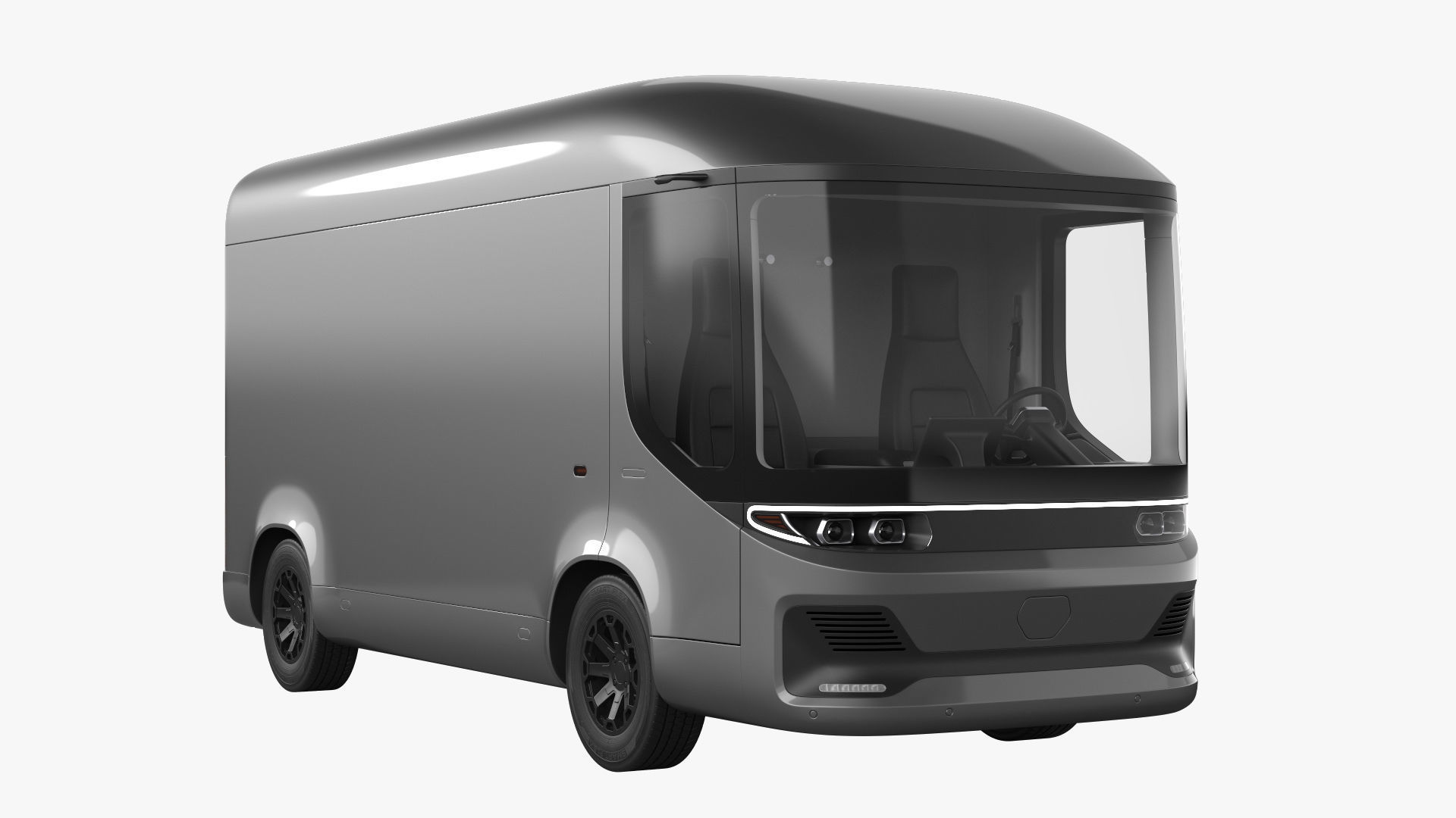 Electric Truck 3D model_9