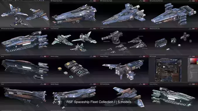 RSF Spaceship Fleet Collection I 
