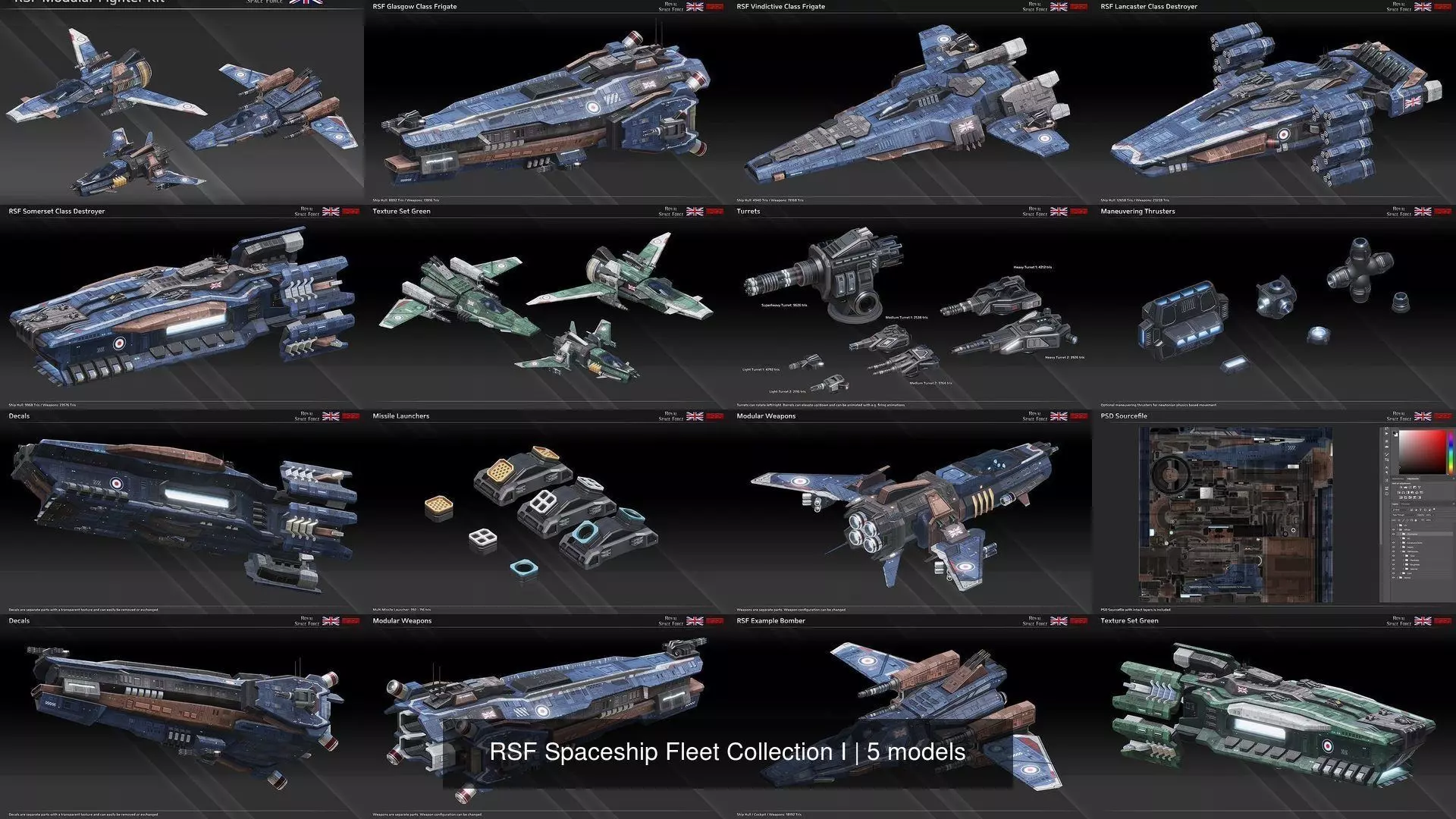 RSF Spaceship Fleet Collection I _0