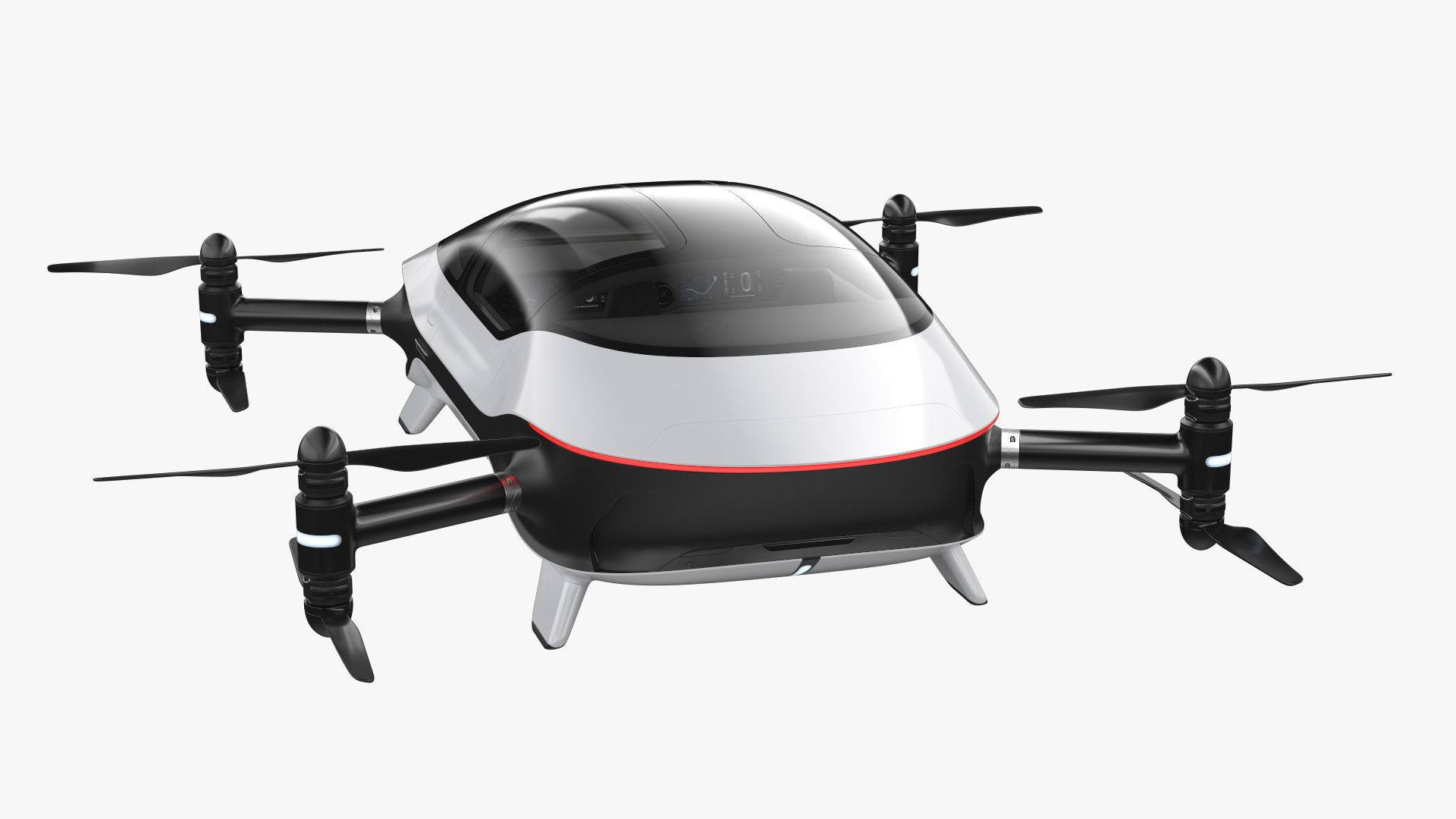 Autonomous Flying Taxi 3D model_16