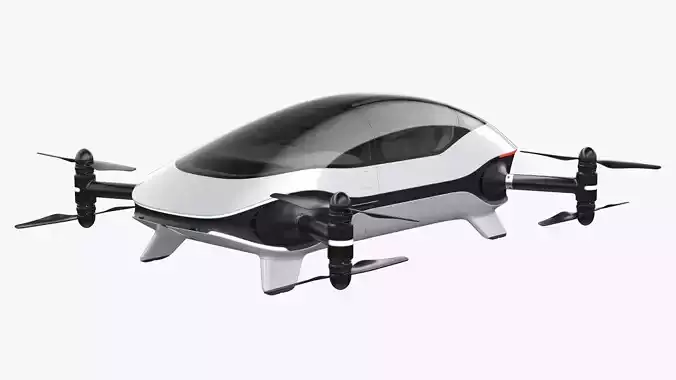 Autonomous Flying Taxi 3D model