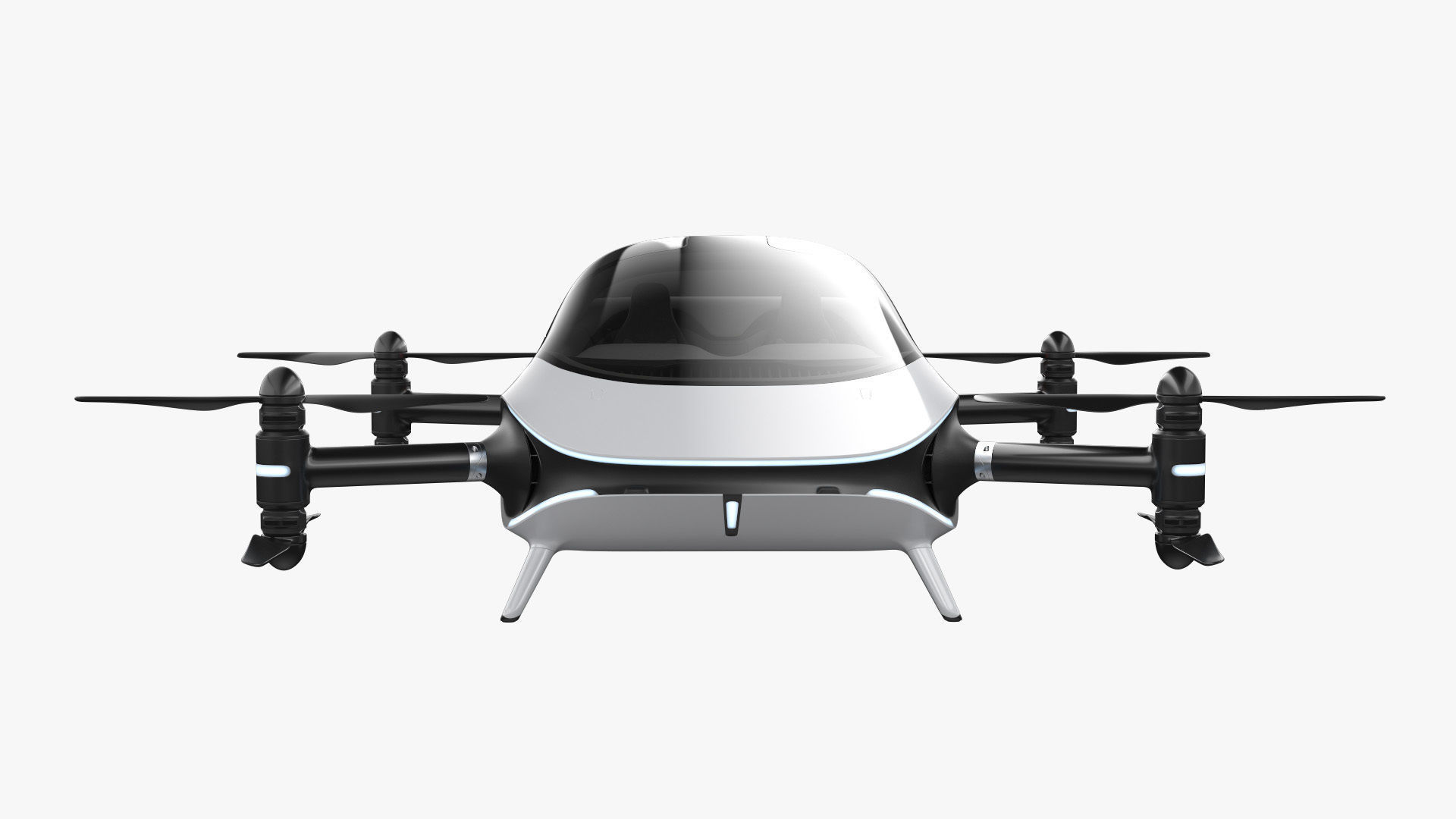 Autonomous Flying Taxi 3D model_3