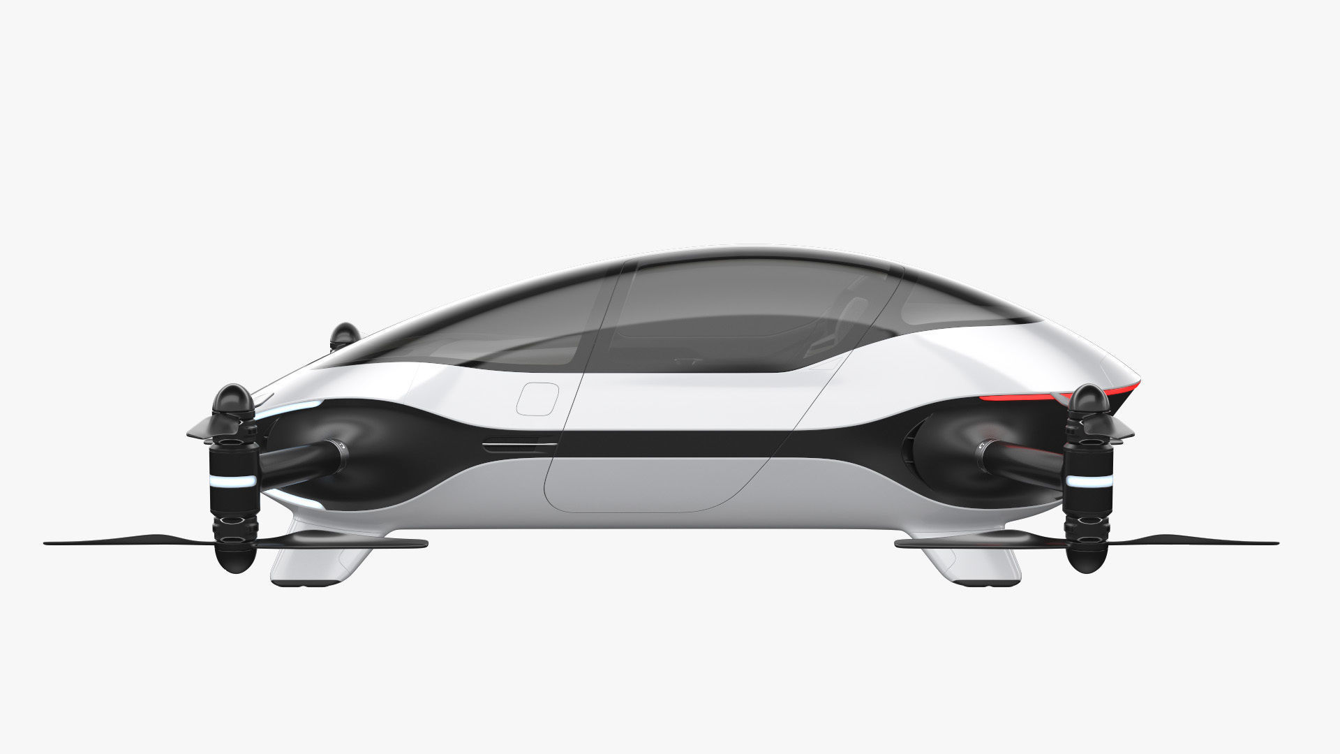 Autonomous Flying Taxi 3D model_4