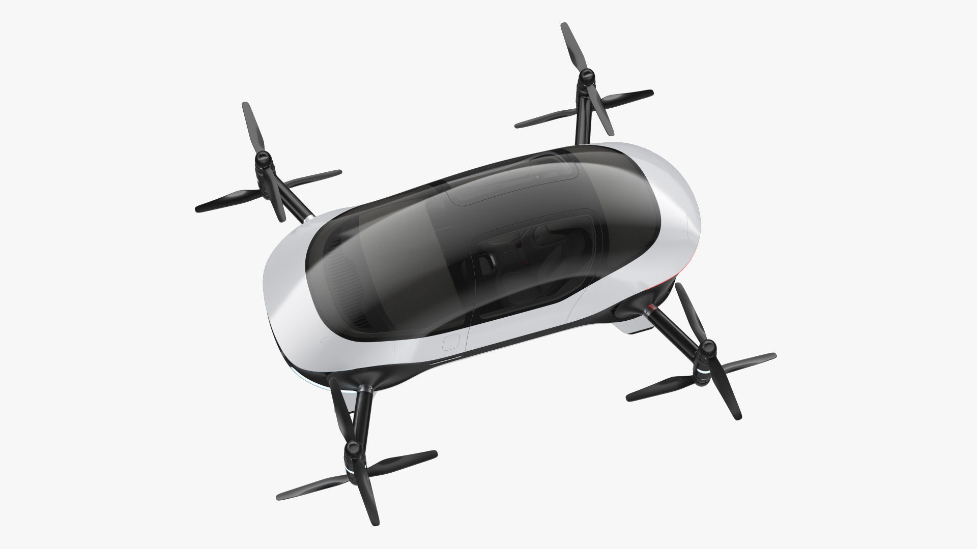 Autonomous Flying Taxi 3D model_13