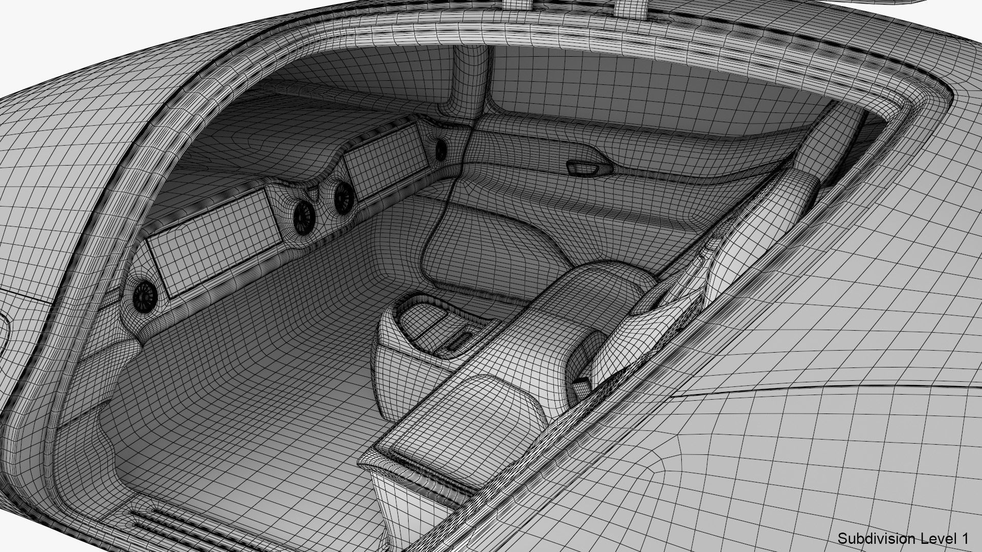 Autonomous Flying Taxi 3D model_34