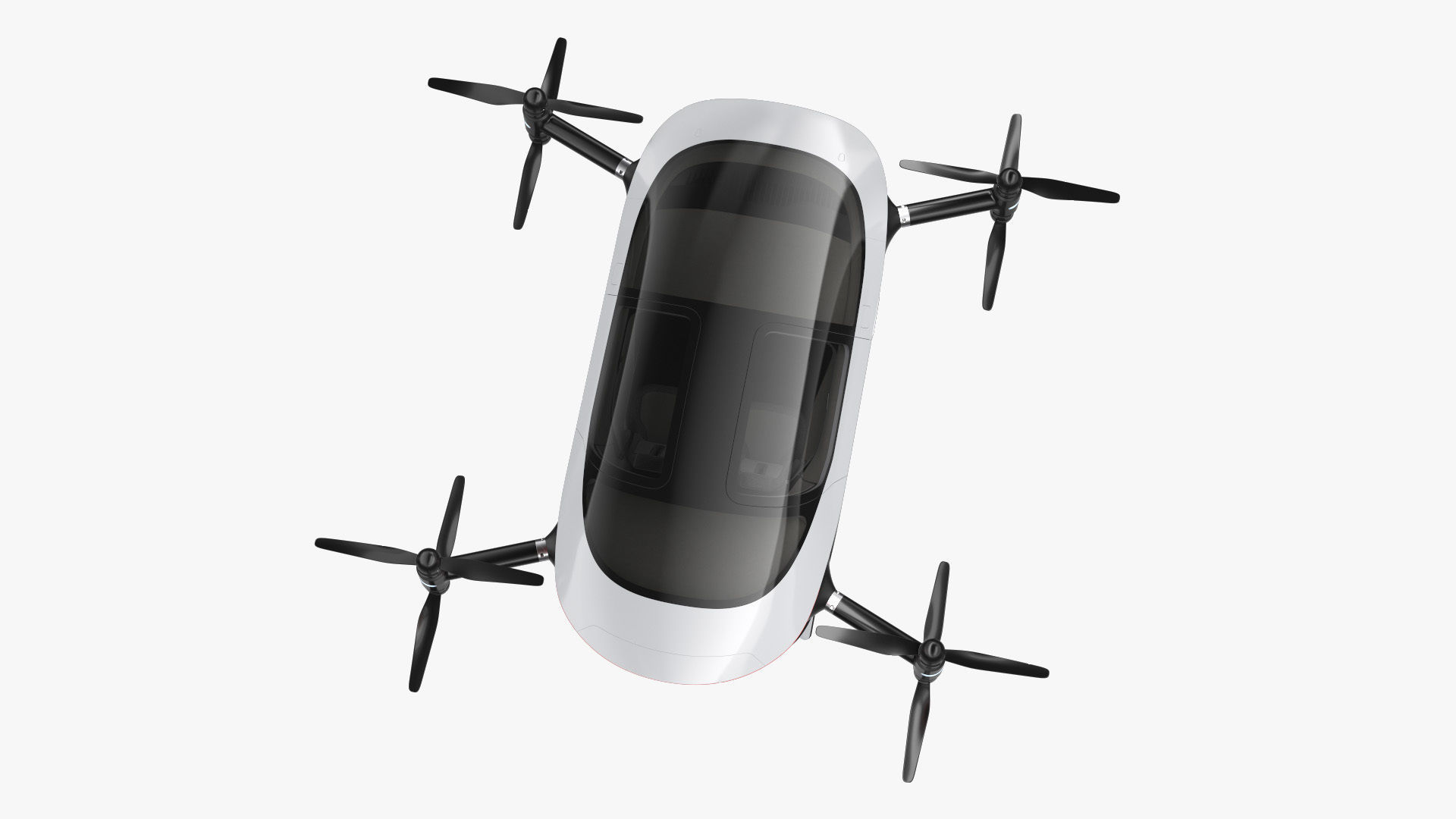 Autonomous Flying Taxi 3D model_12