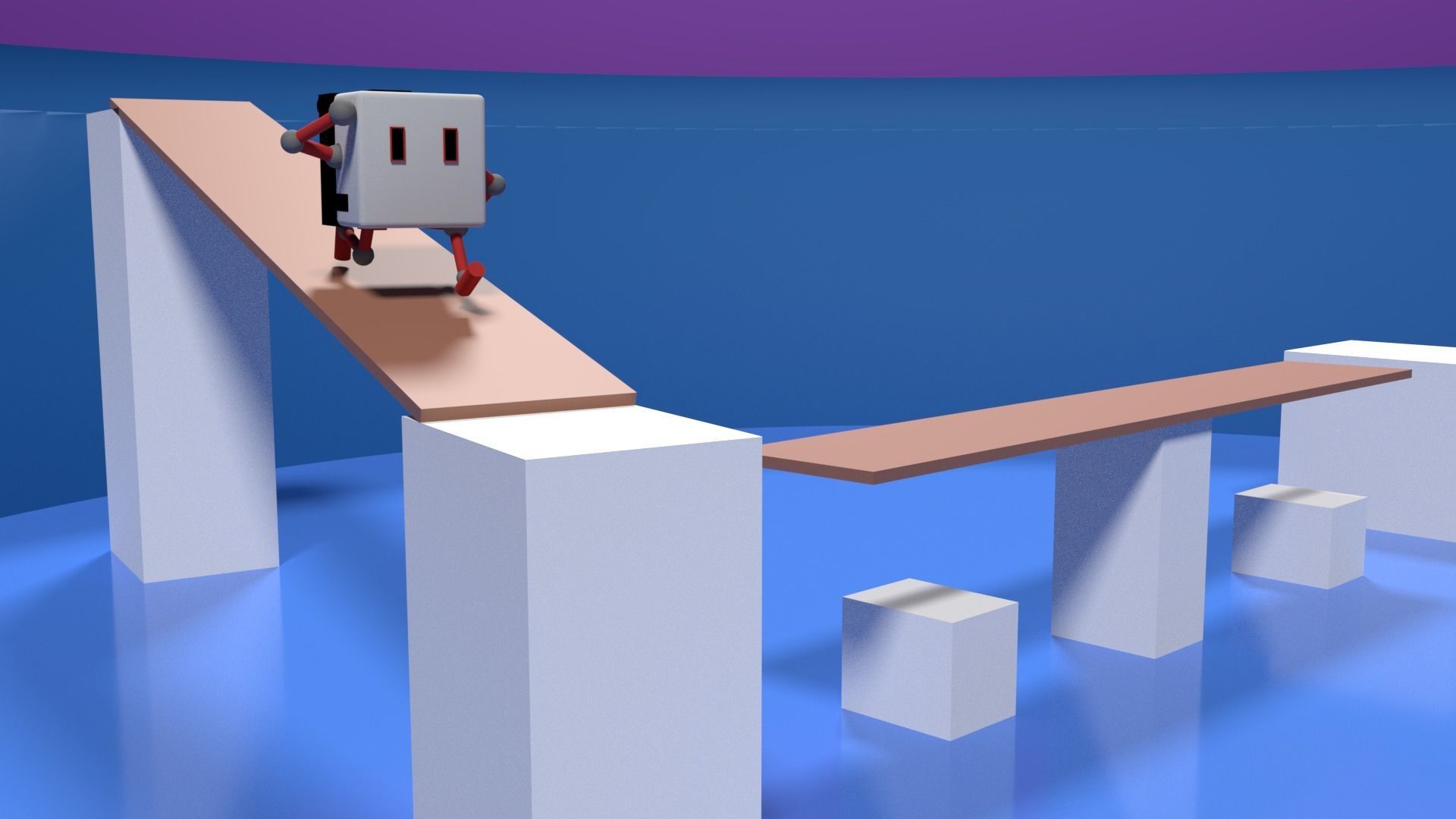 DeliverBox Character rigged Low-poly 3D model_3