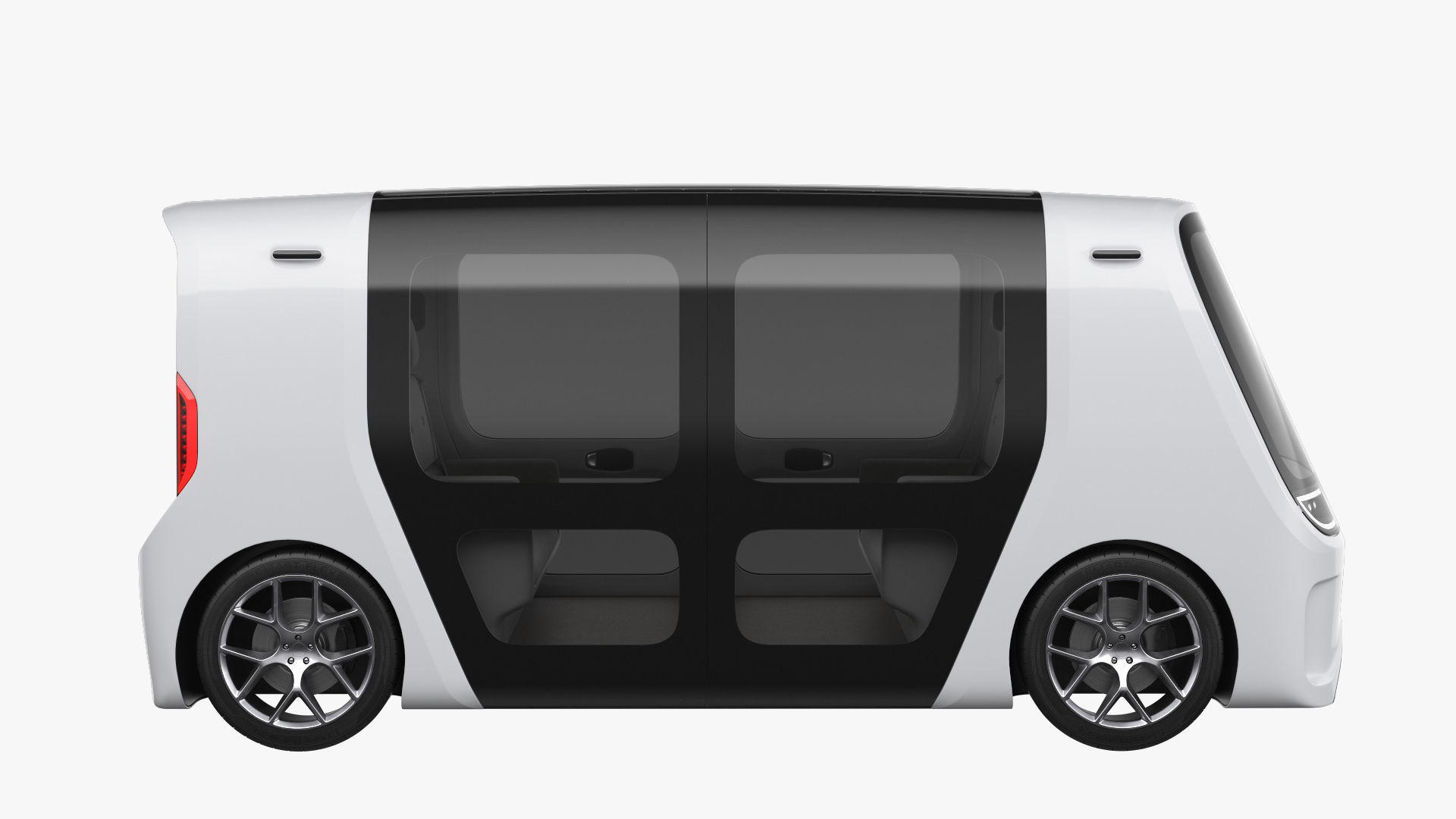 Self-Driving Shuttle Concept 2 3D model_2