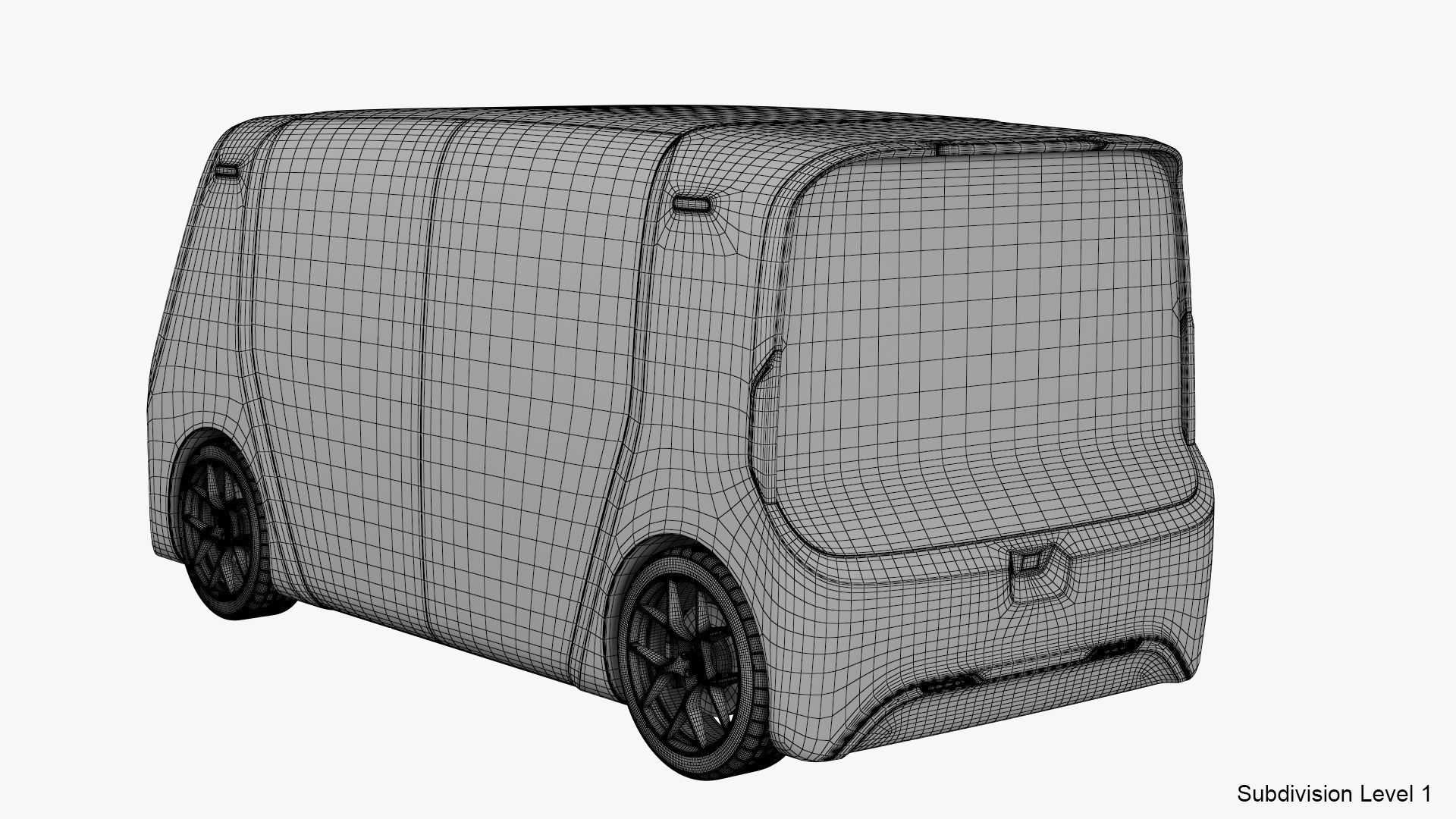 Self-Driving Shuttle Concept 2 3D model_21