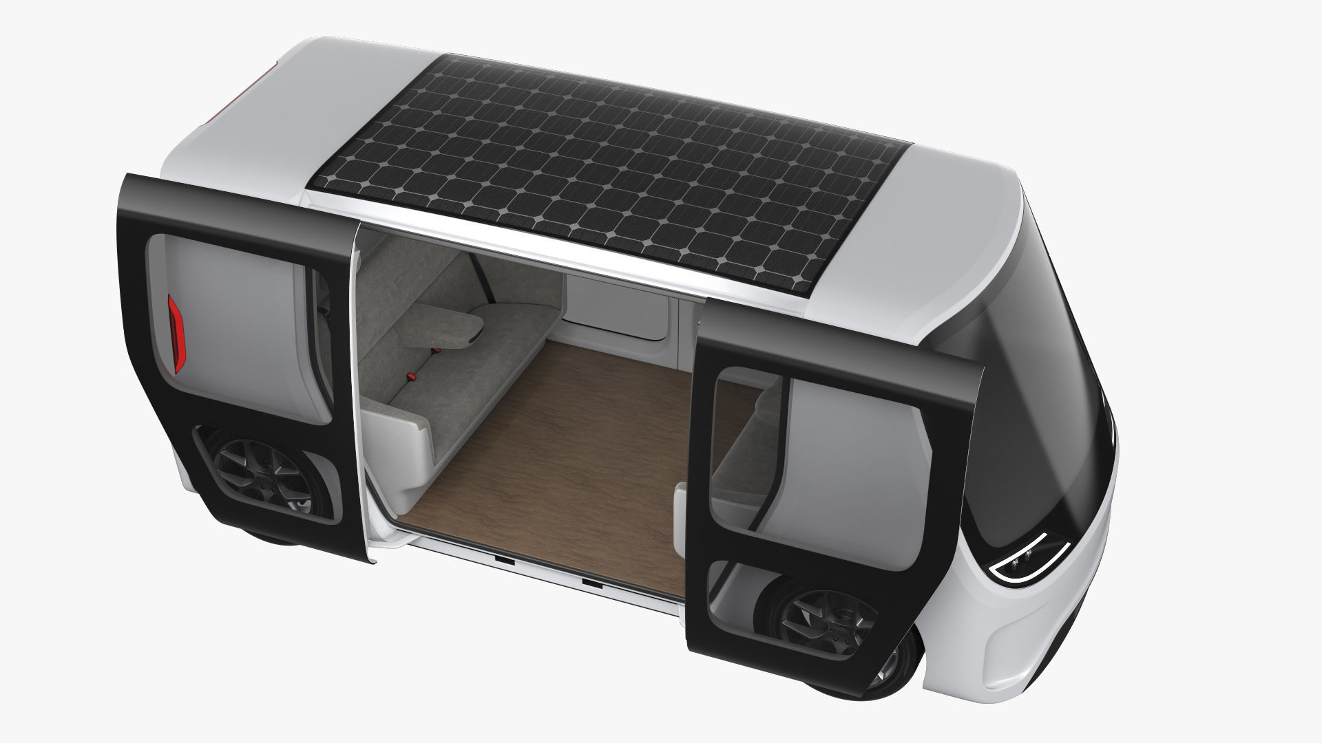 Self-Driving Shuttle Concept 2 3D model_16
