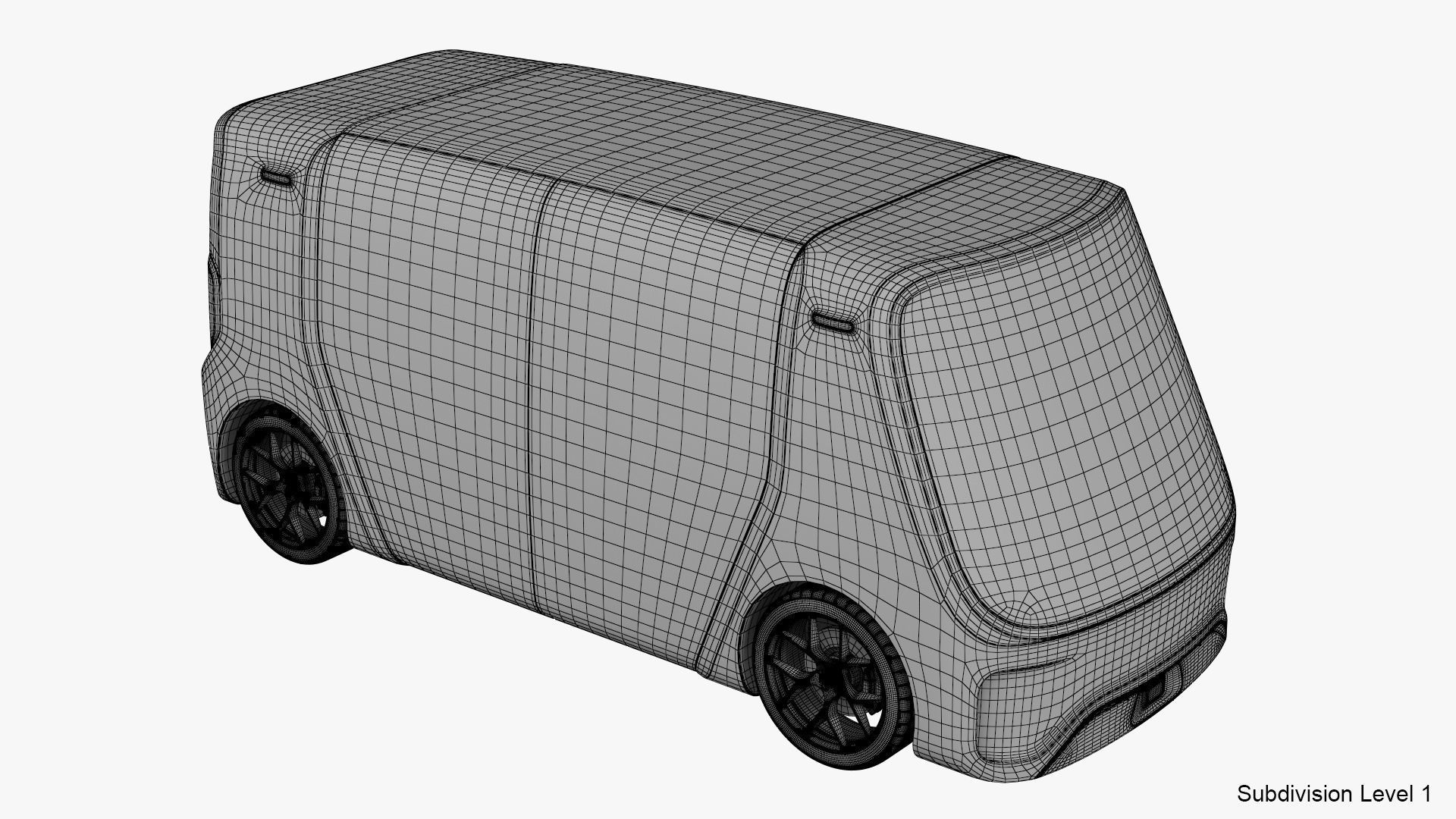 Self-Driving Shuttle Concept 2 3D model_19