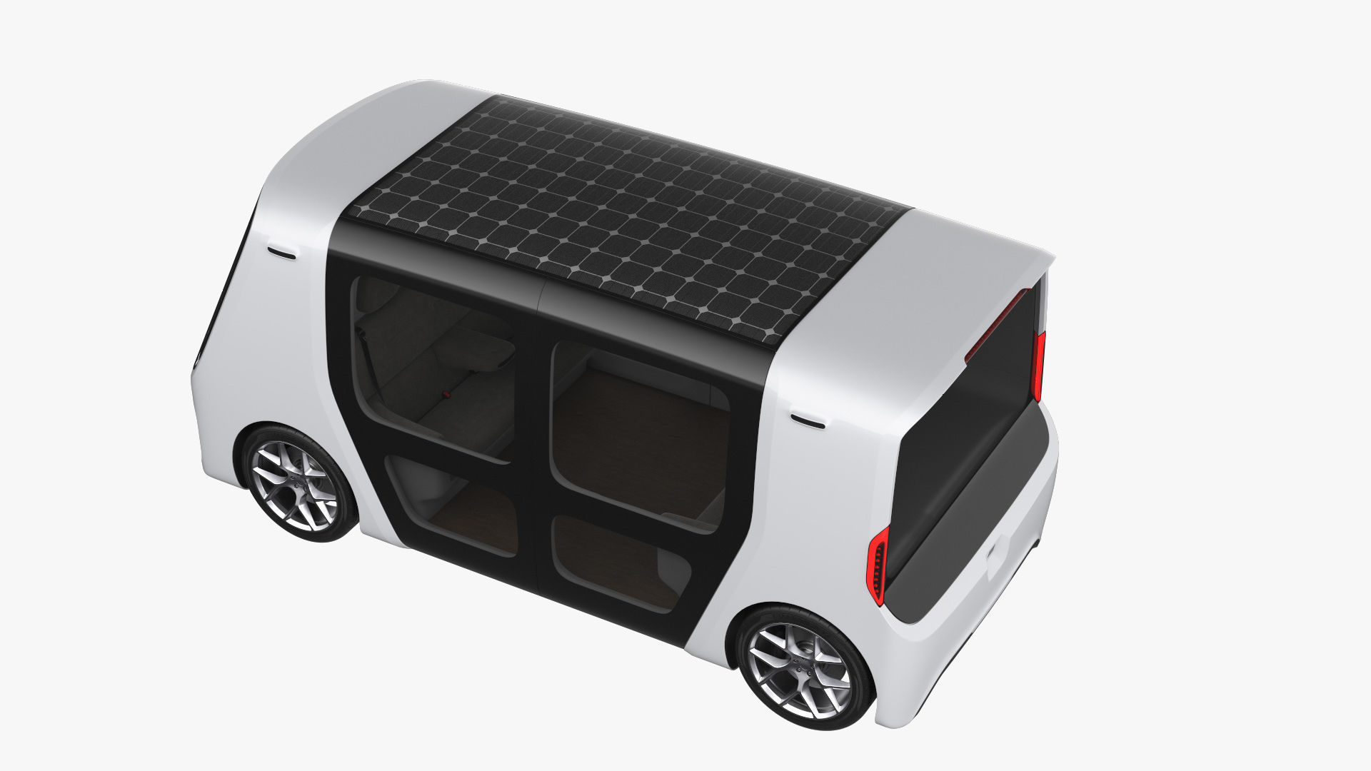 Self-Driving Shuttle Concept 2 3D model_8