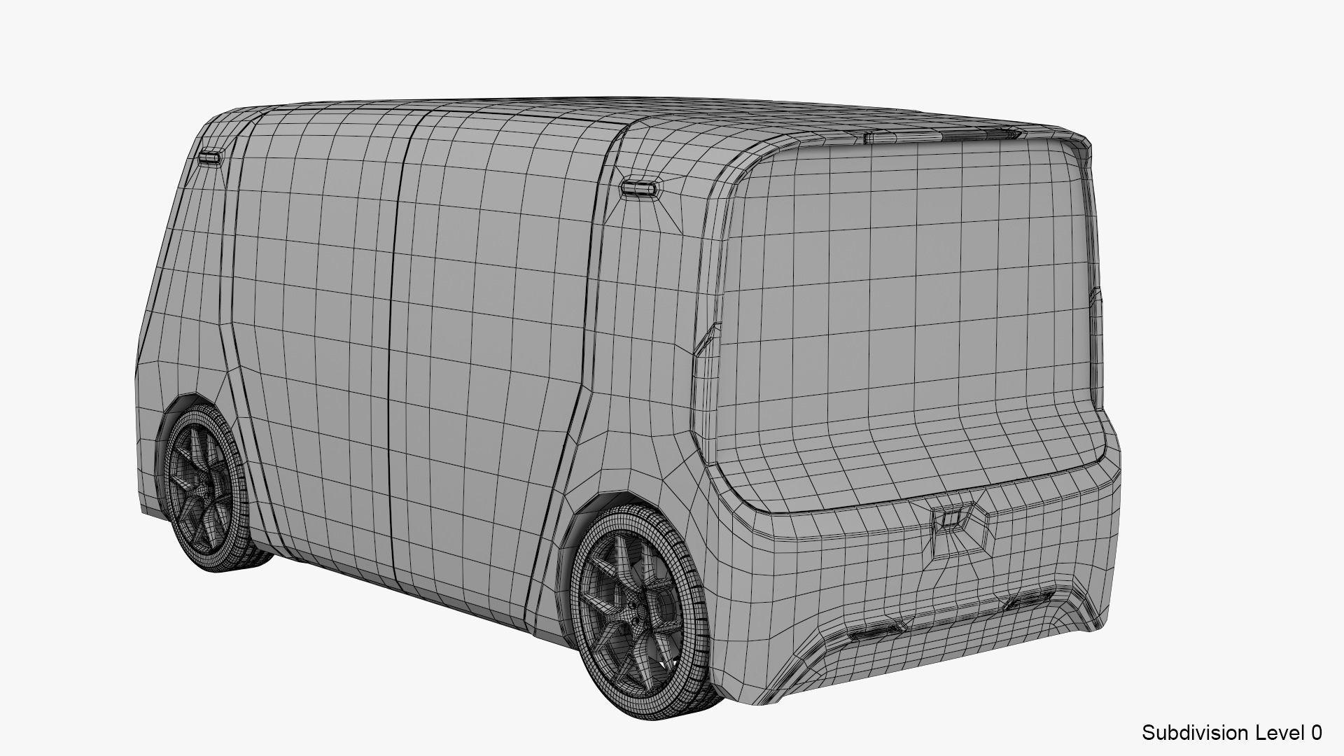 Self-Driving Shuttle Concept 2 3D model_20