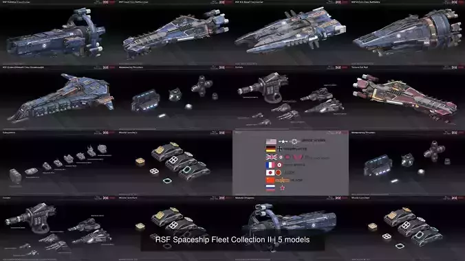 RSF Spaceship Fleet Collection II 