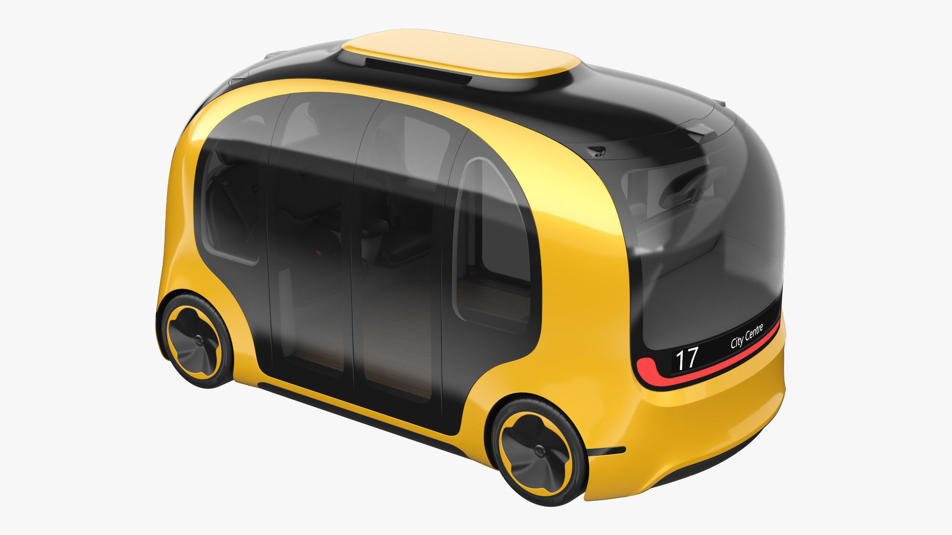Self-Driving Shuttle Concept 3 3D model_4