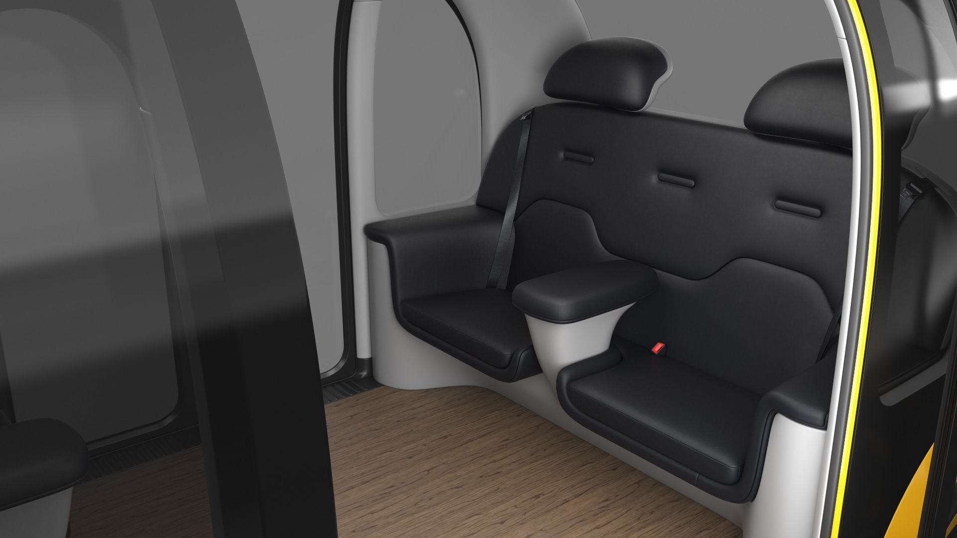 Self-Driving Shuttle Concept 3 3D model_16