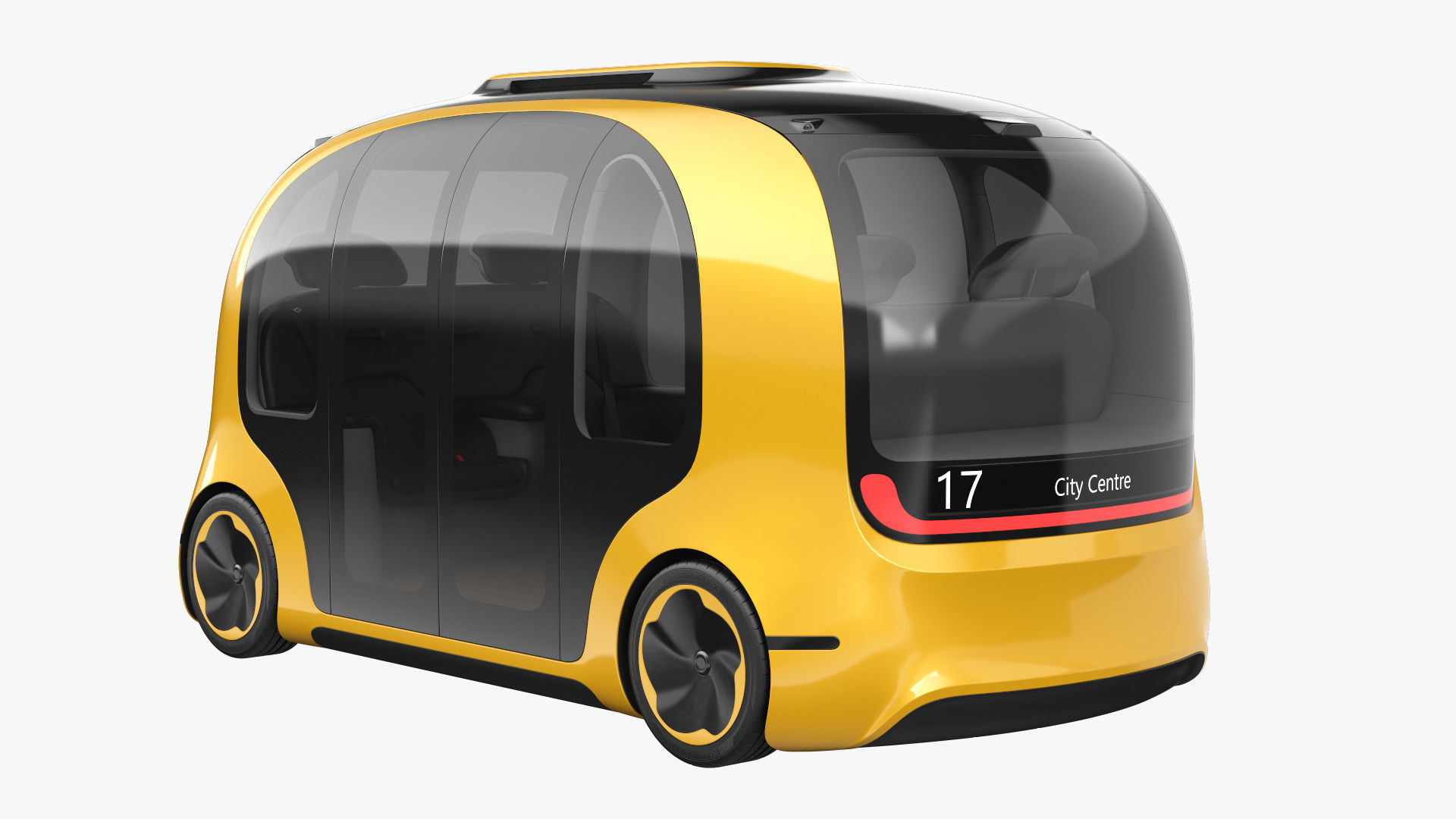 Self-Driving Shuttle Concept 3 3D model_6