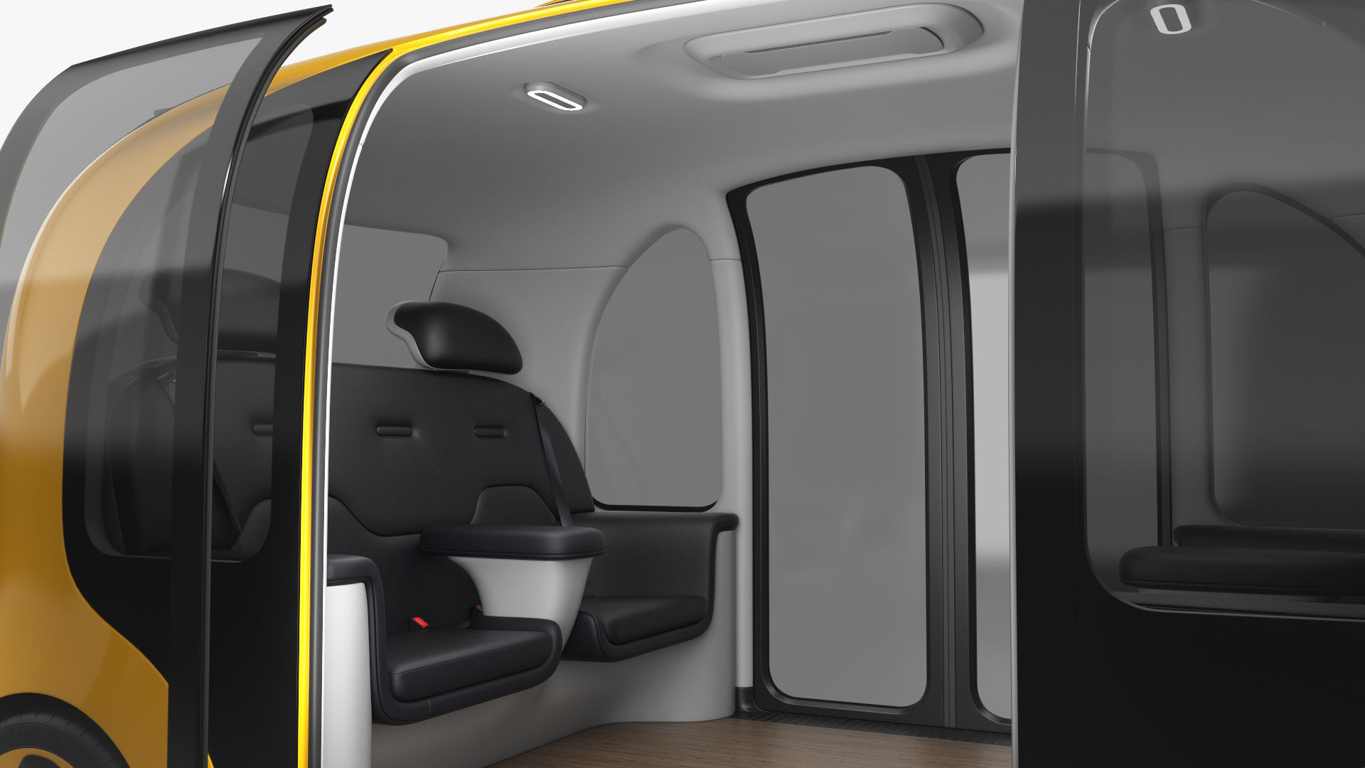 Self-Driving Shuttle Concept 3 3D model_17