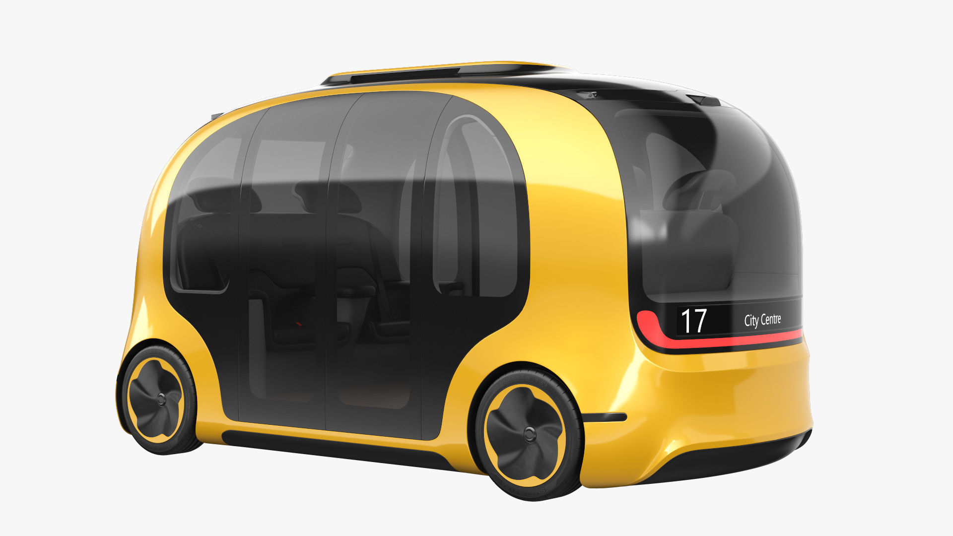 Self-Driving Shuttle Concept 3 3D model_10