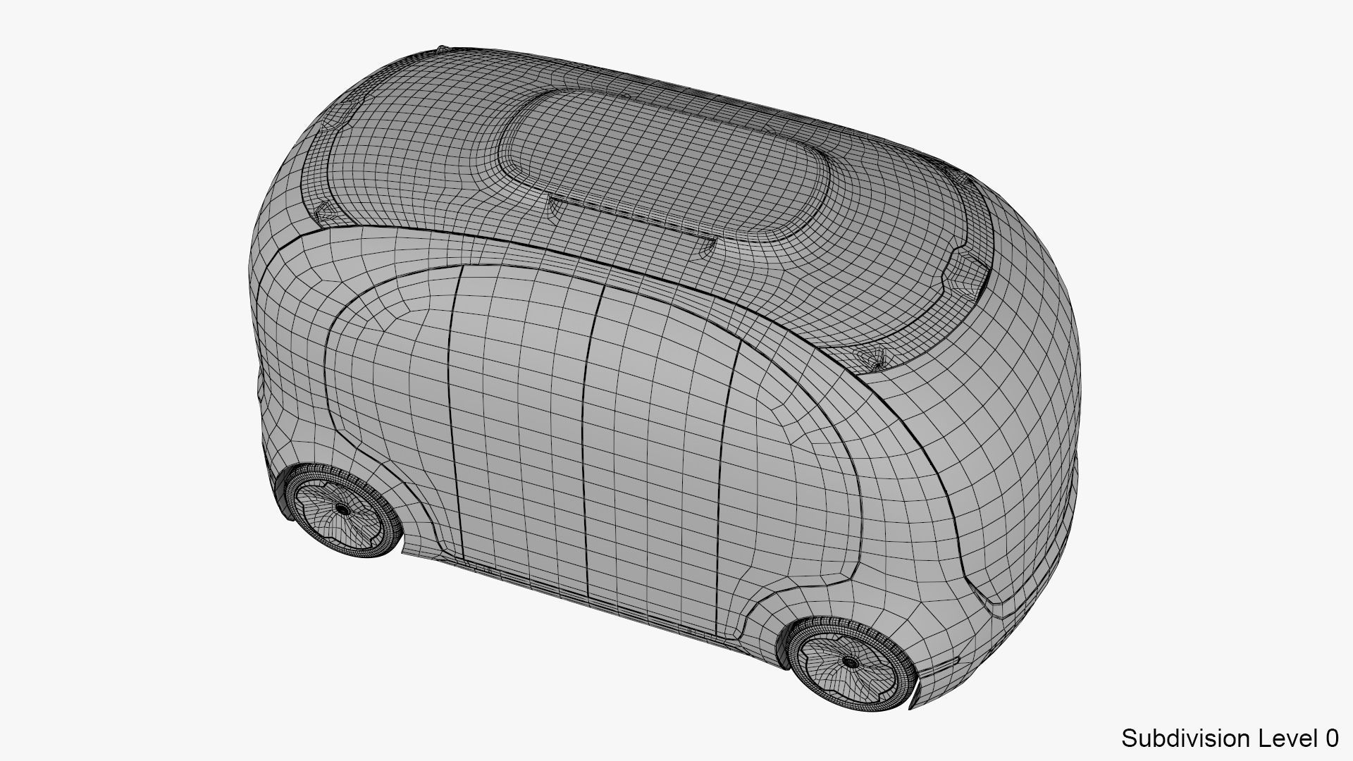 Self-Driving Shuttle Concept 3 3D model_23