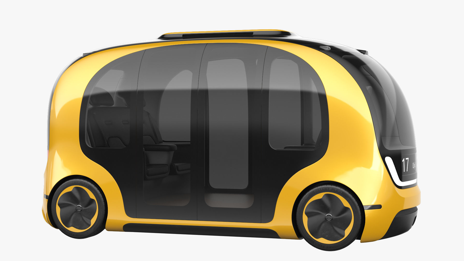 Self-Driving Shuttle Concept 3 3D model_5