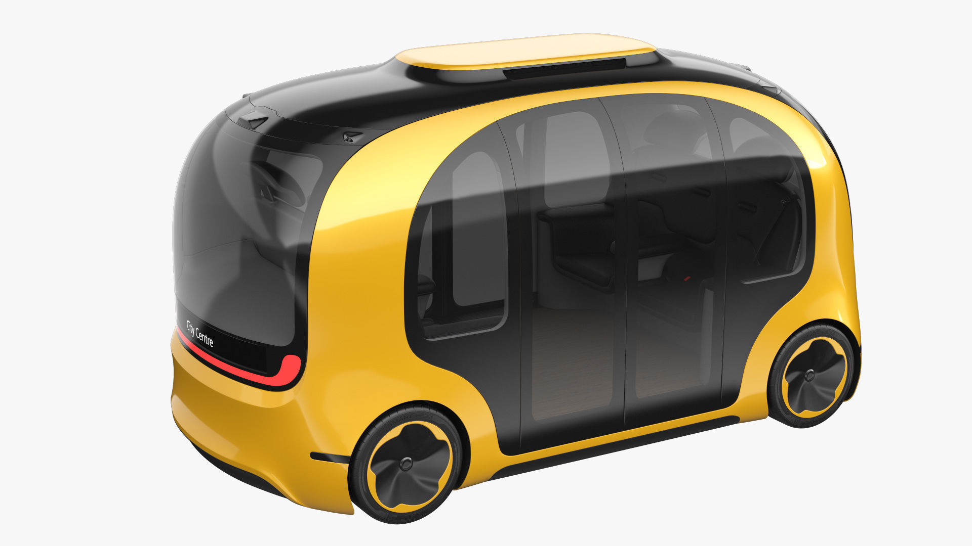 Self-Driving Shuttle Concept 3 3D model_12