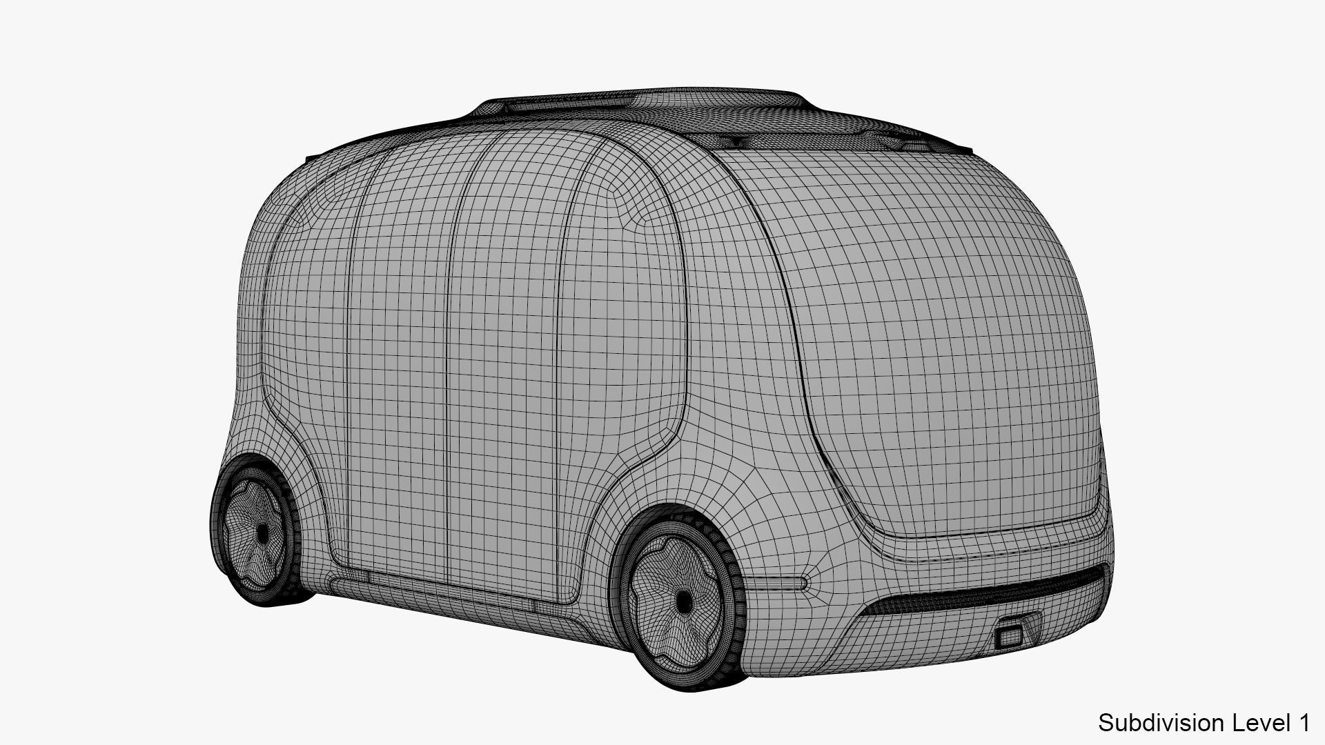 Self-Driving Shuttle Concept 3 3D model_20