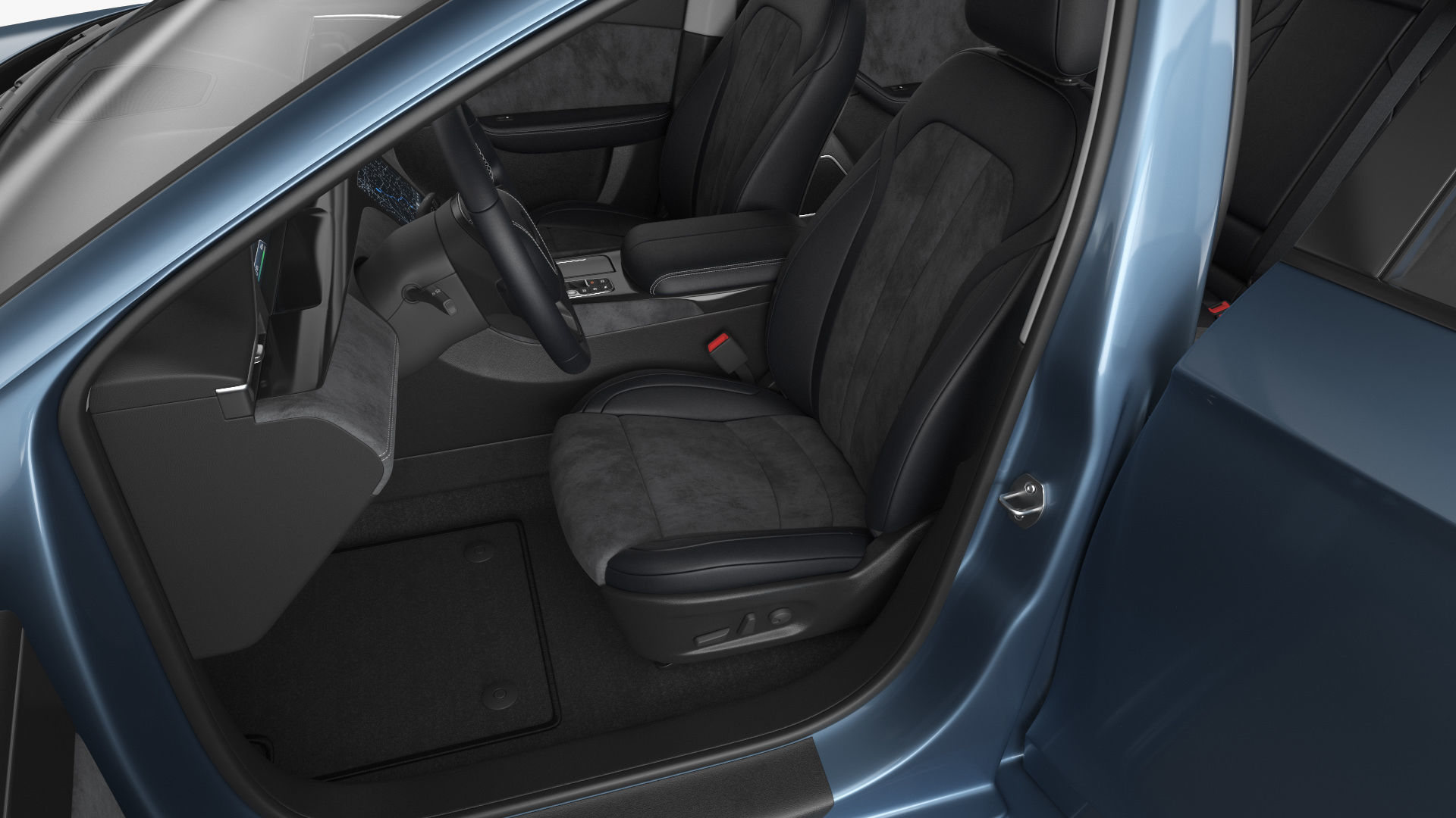 Generic Electric Car 3D model_22