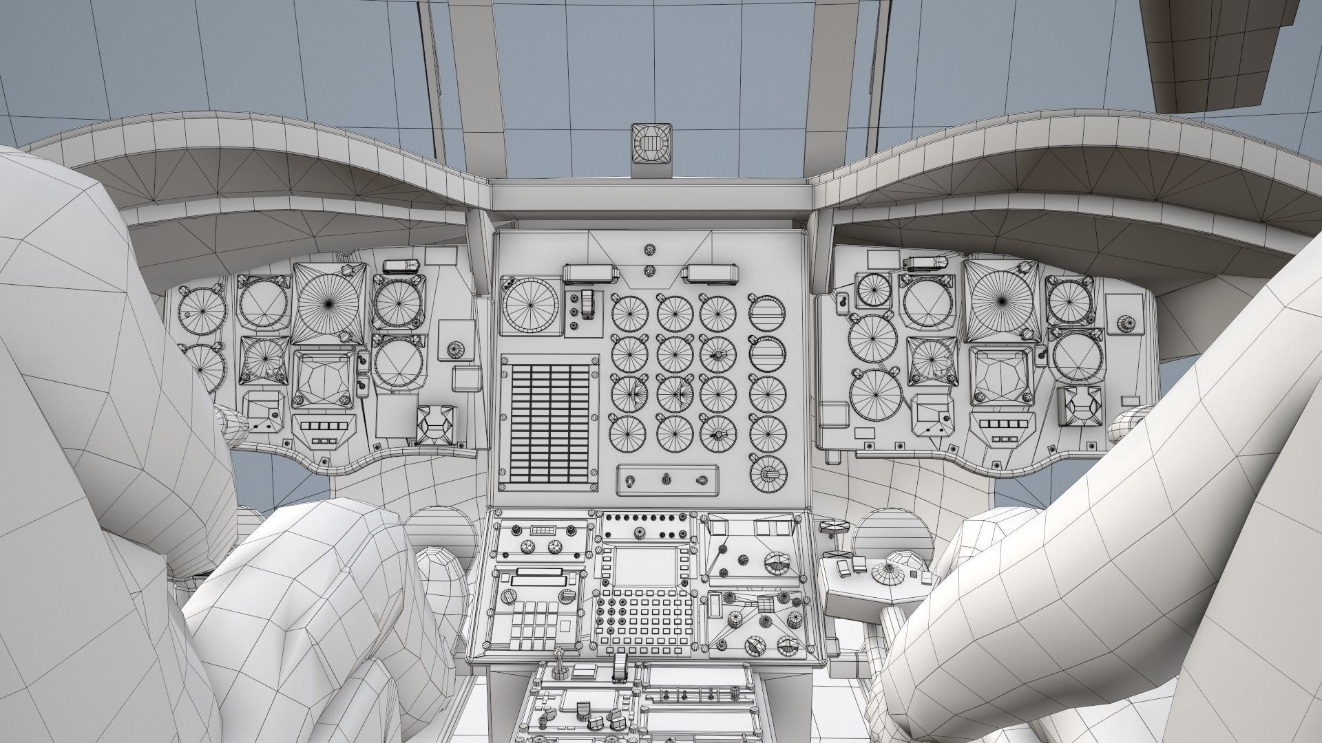 CH-47D Chinook Spanish Army Basic Animation Low-poly 3D model_31