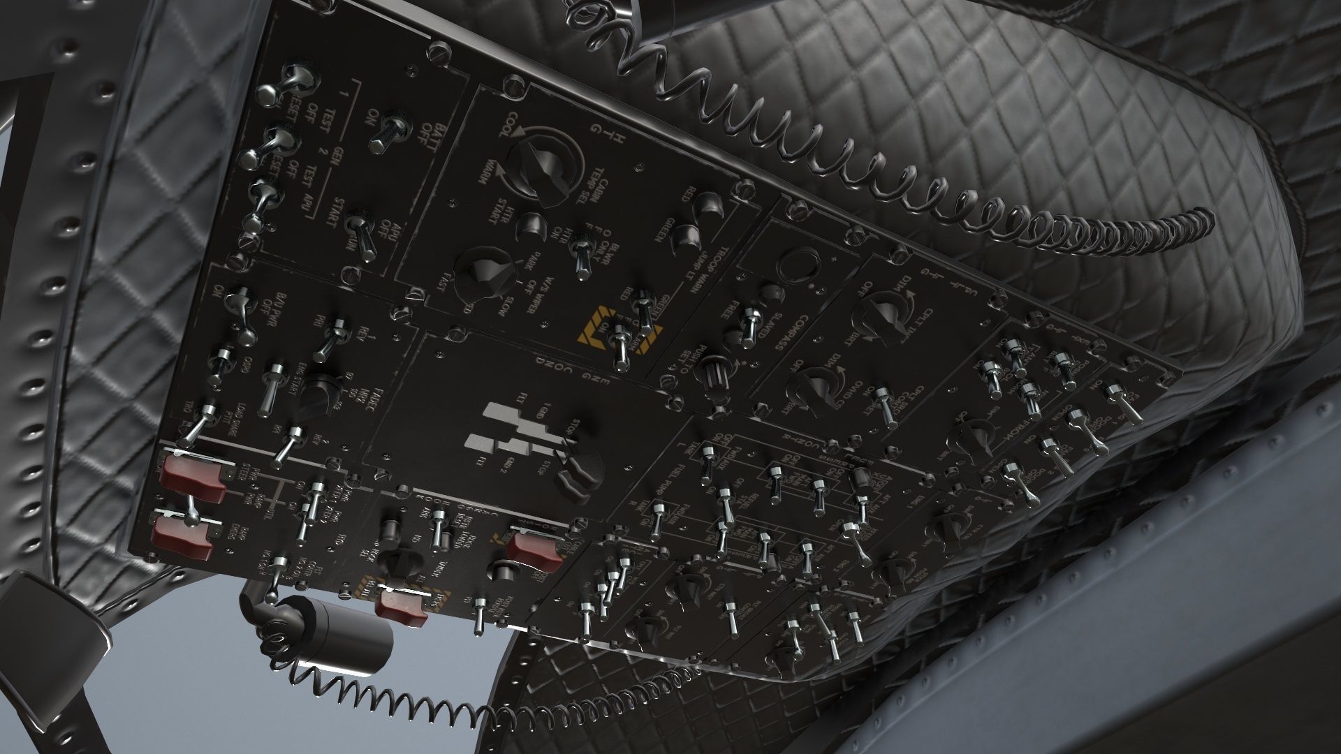 CH-47D Chinook Spanish Army Basic Animation Low-poly 3D model_20