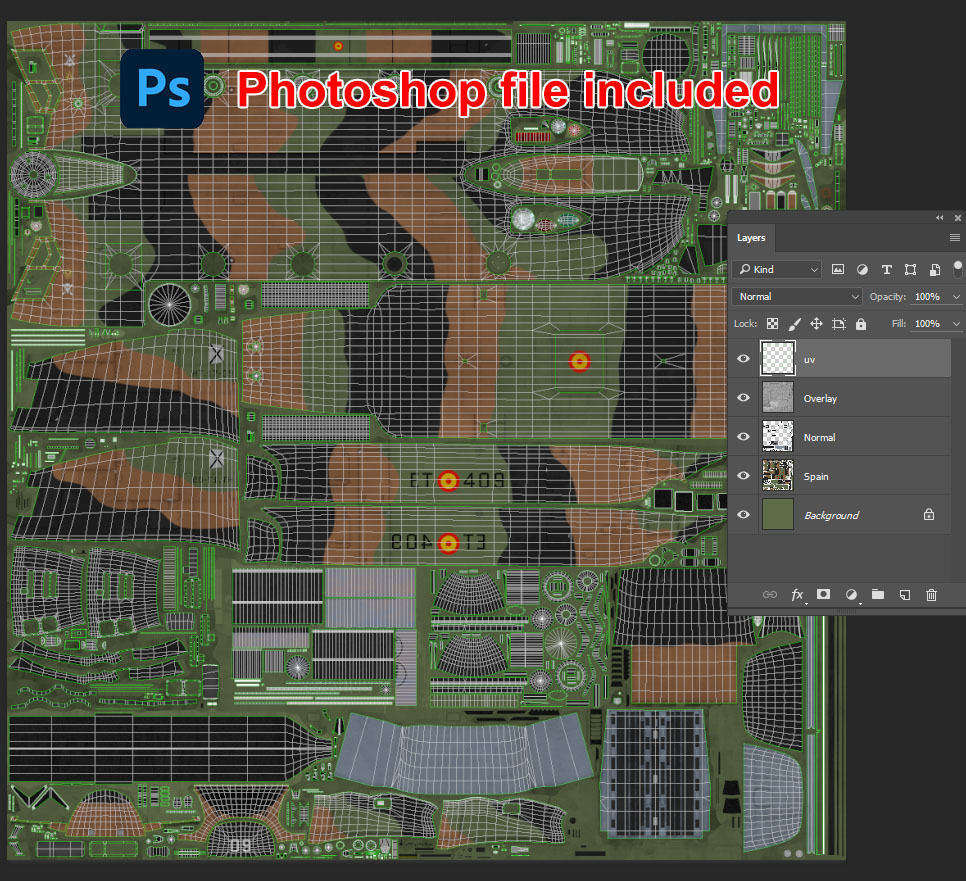 CH-47D Chinook Spanish Army Basic Animation Low-poly 3D model_35